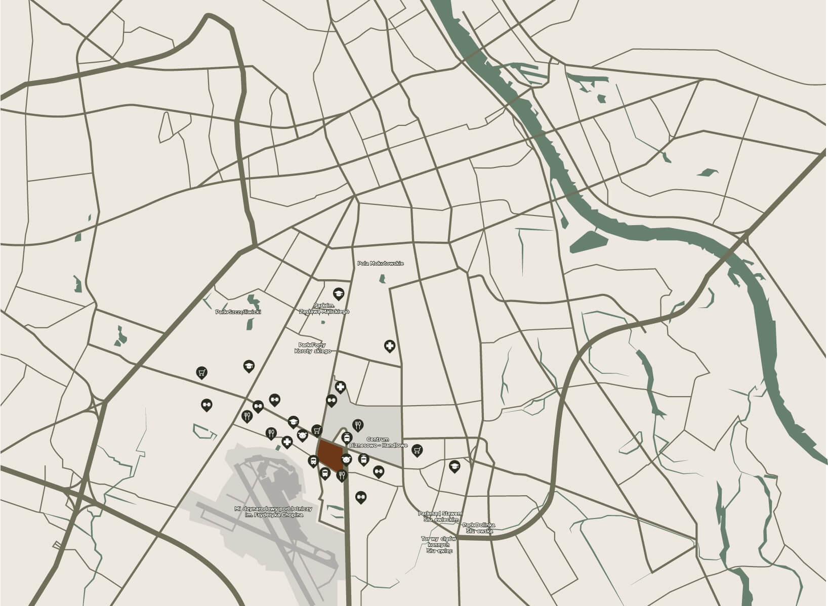Mapa XYZ Place