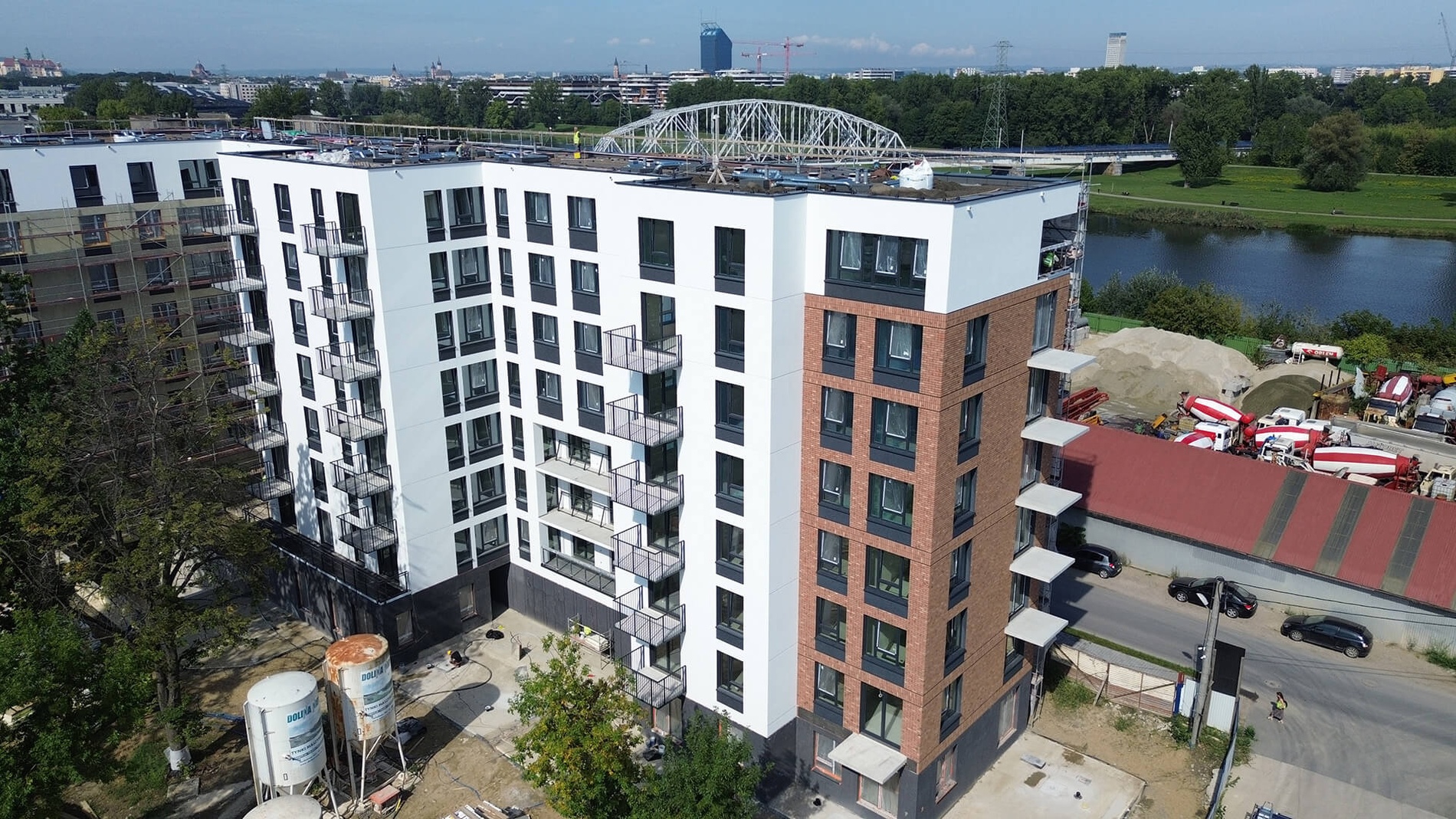 Postęp pracy inwestycji Apartamenty Portowa, Kraków