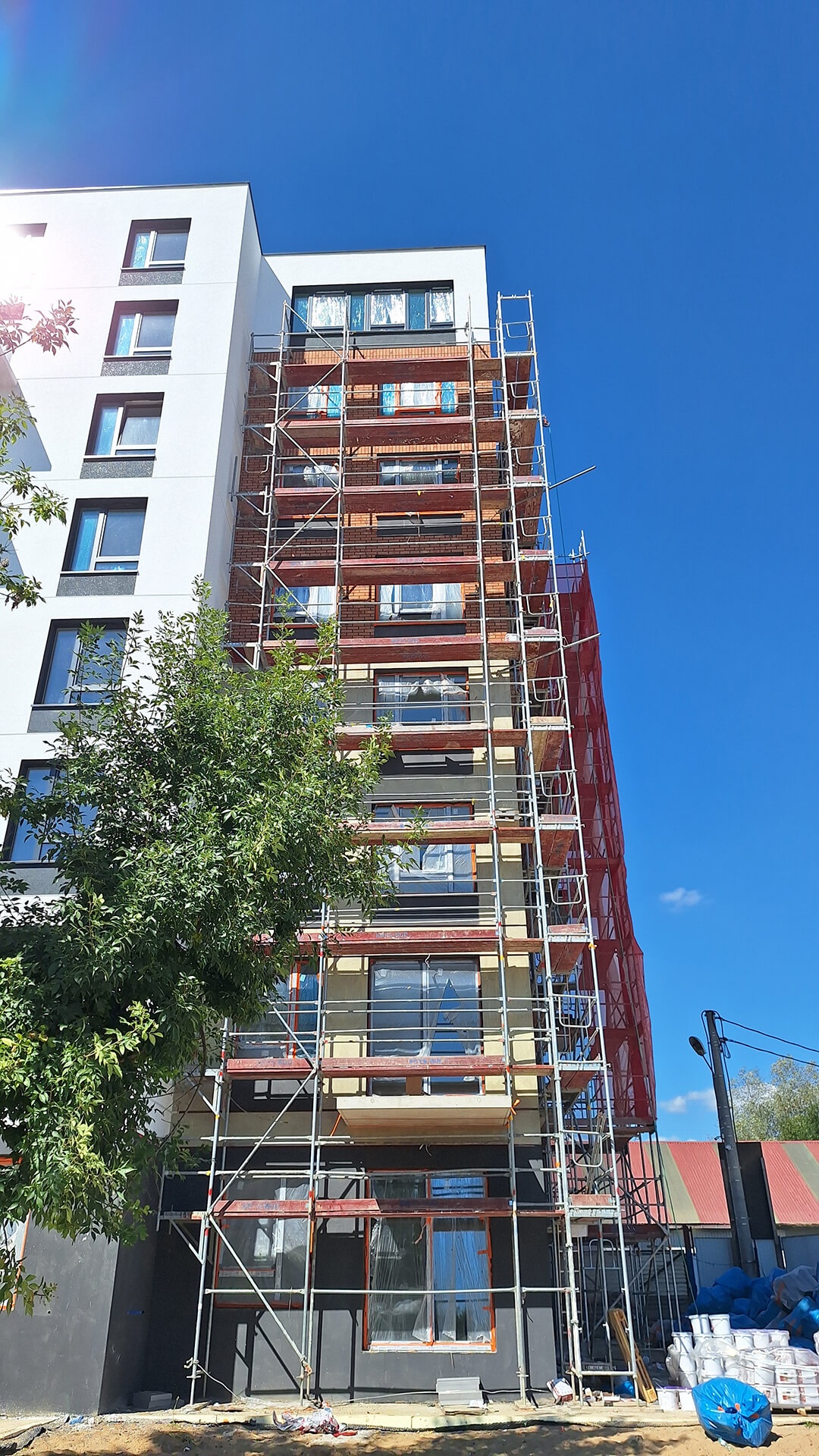 Postęp pracy budowy inwestycji Apartamenty Portowa, Kraków