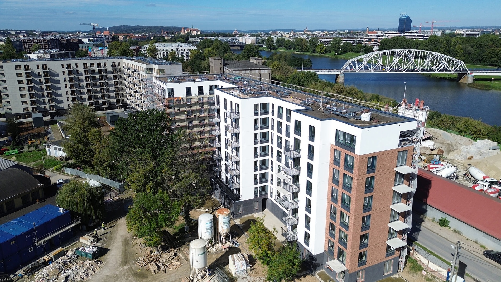 Postęp pracy inwestycji Apartamenty Portowa, Kraków