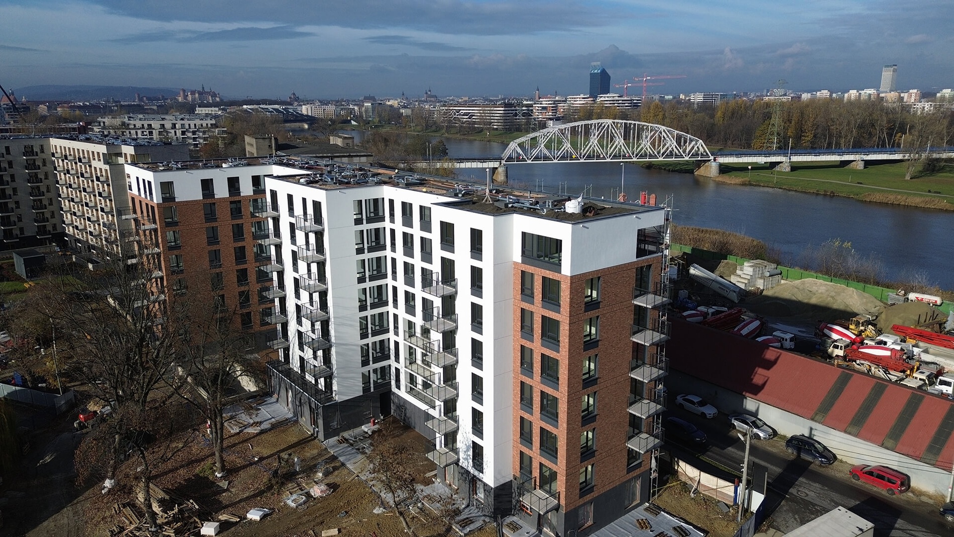 Postęp pracy inwestycji Apartamenty Portowa, Kraków