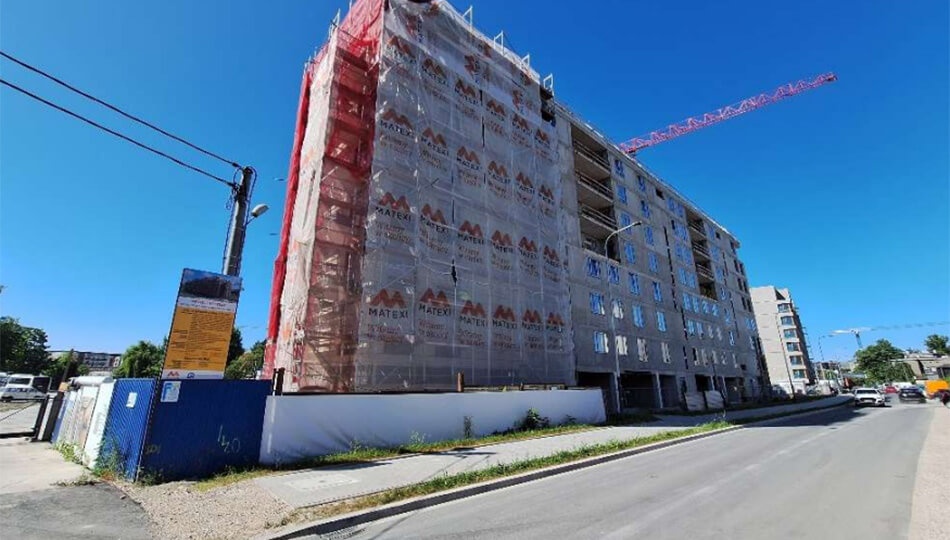 Postep pracy inwestycji Apartamenty Portowa, Krakow