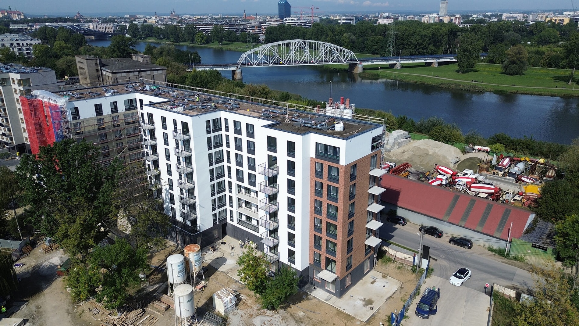 Postęp pracy inwestycji Apartamenty Portowa, Kraków