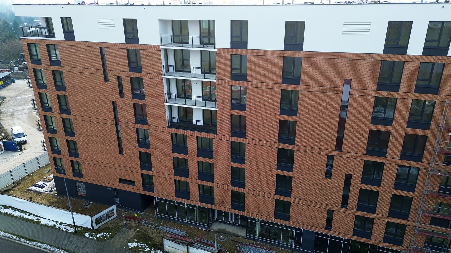 Postęp pracy inwestycji Apartamenty Portowa, Kraków