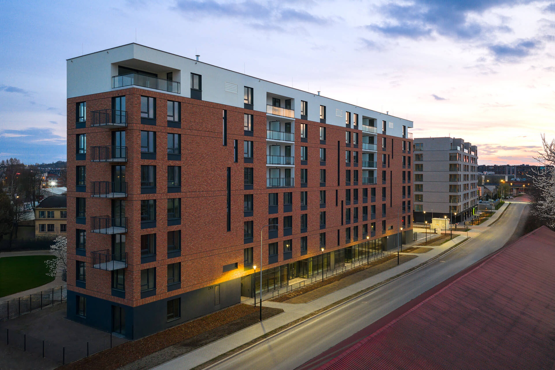 Budynek inwestycji Apartamenty Portowa, Kraków