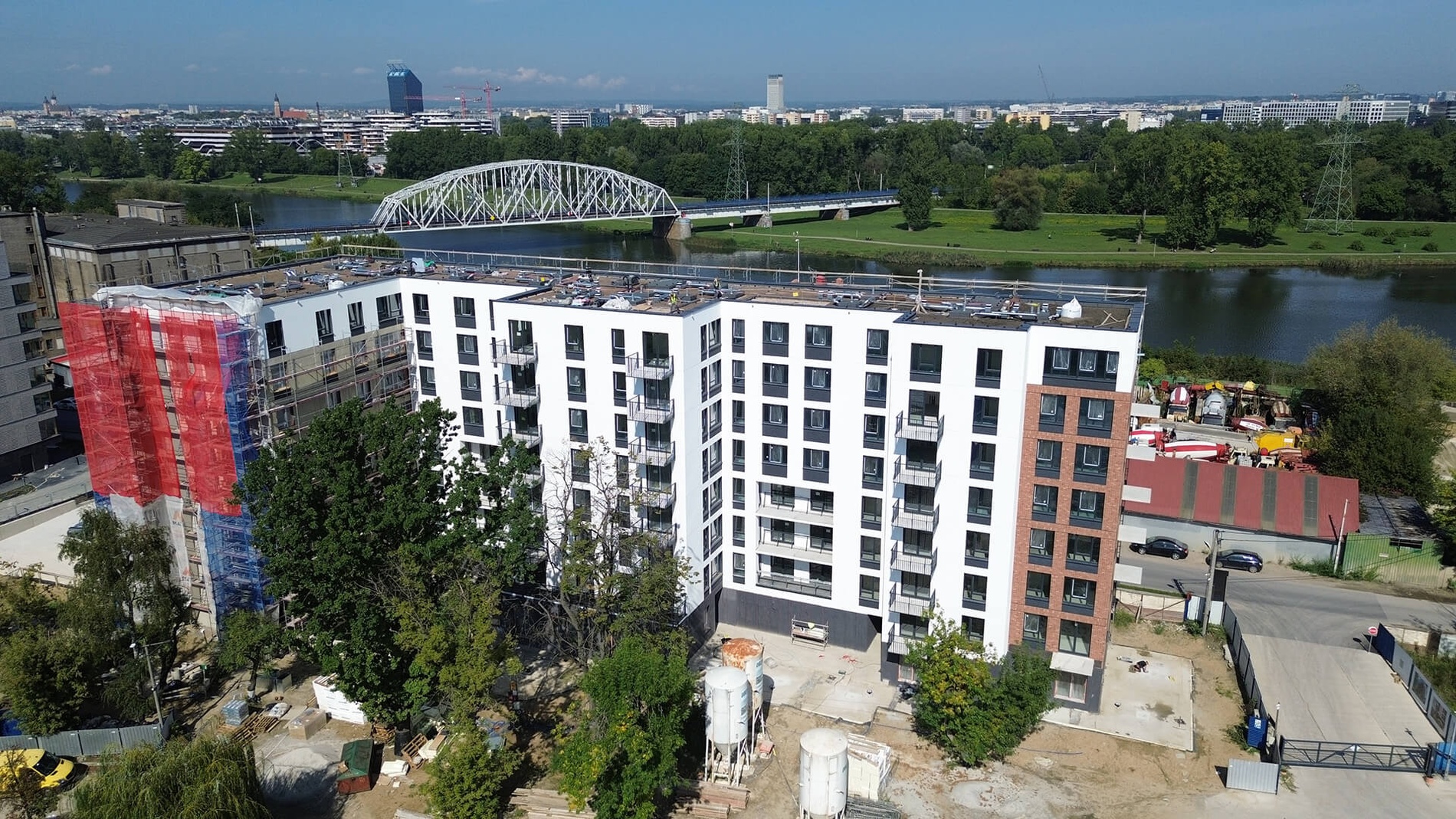 Postęp pracy inwestycji Apartamenty Portowa, Kraków