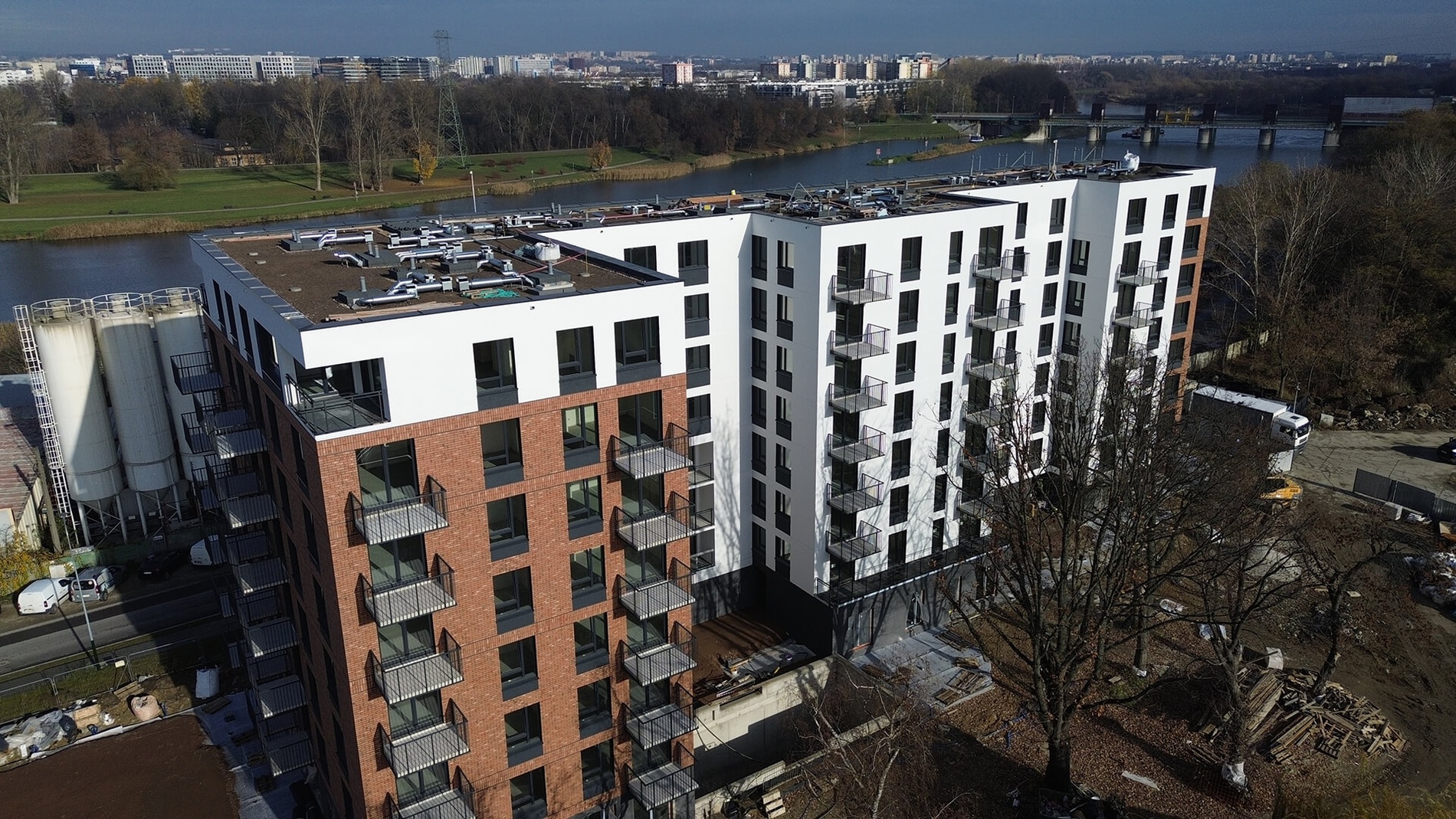 Postęp pracy inwestycji Apartamenty Portowa, Kraków