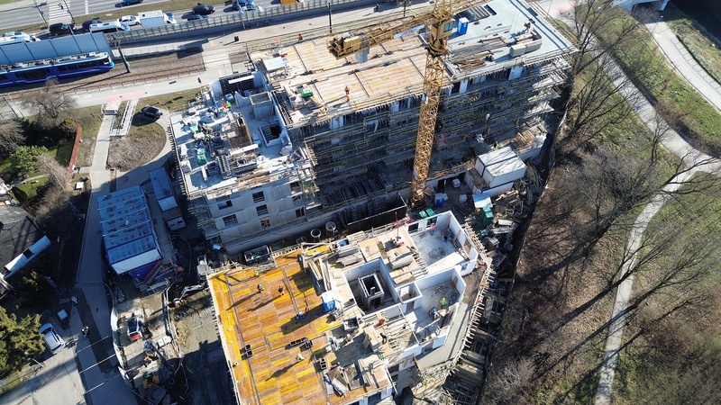 Postęp pracy Do Wilgi, Kraków