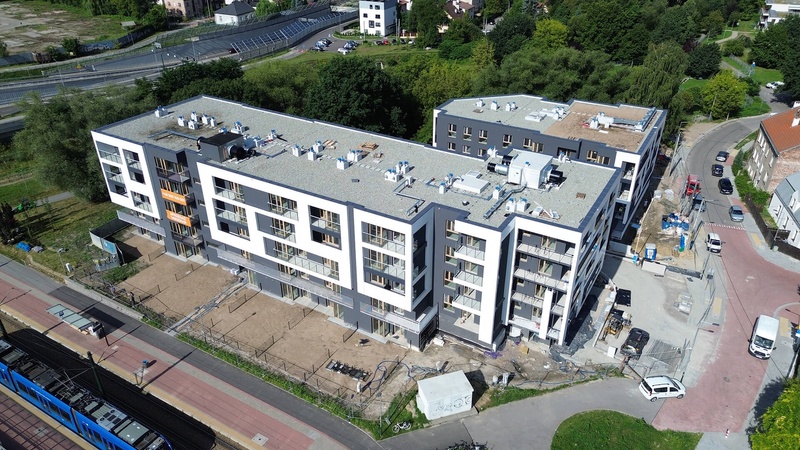 Postęp pracy inwestycji Do Wilgi, Kraków