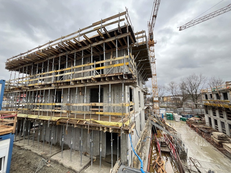 Postęp pracy Do Wilgi, Kraków