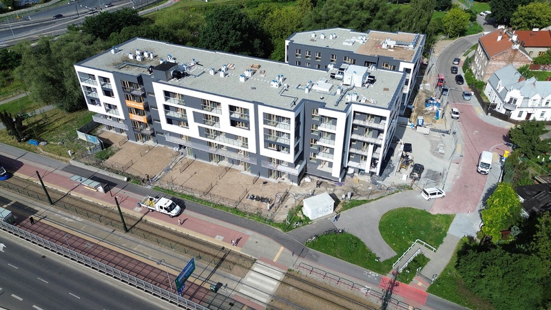 Postęp pracy inwestycji Do Wilgi, Kraków