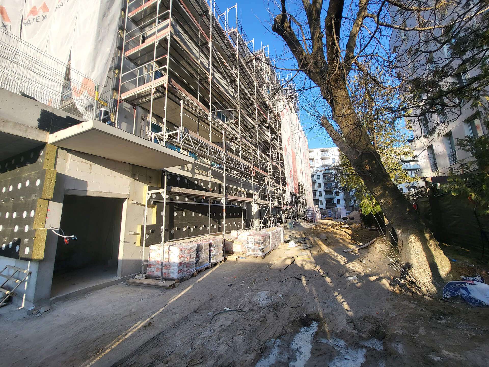 Postęp pracy Splot Wola, Warszawa Wola