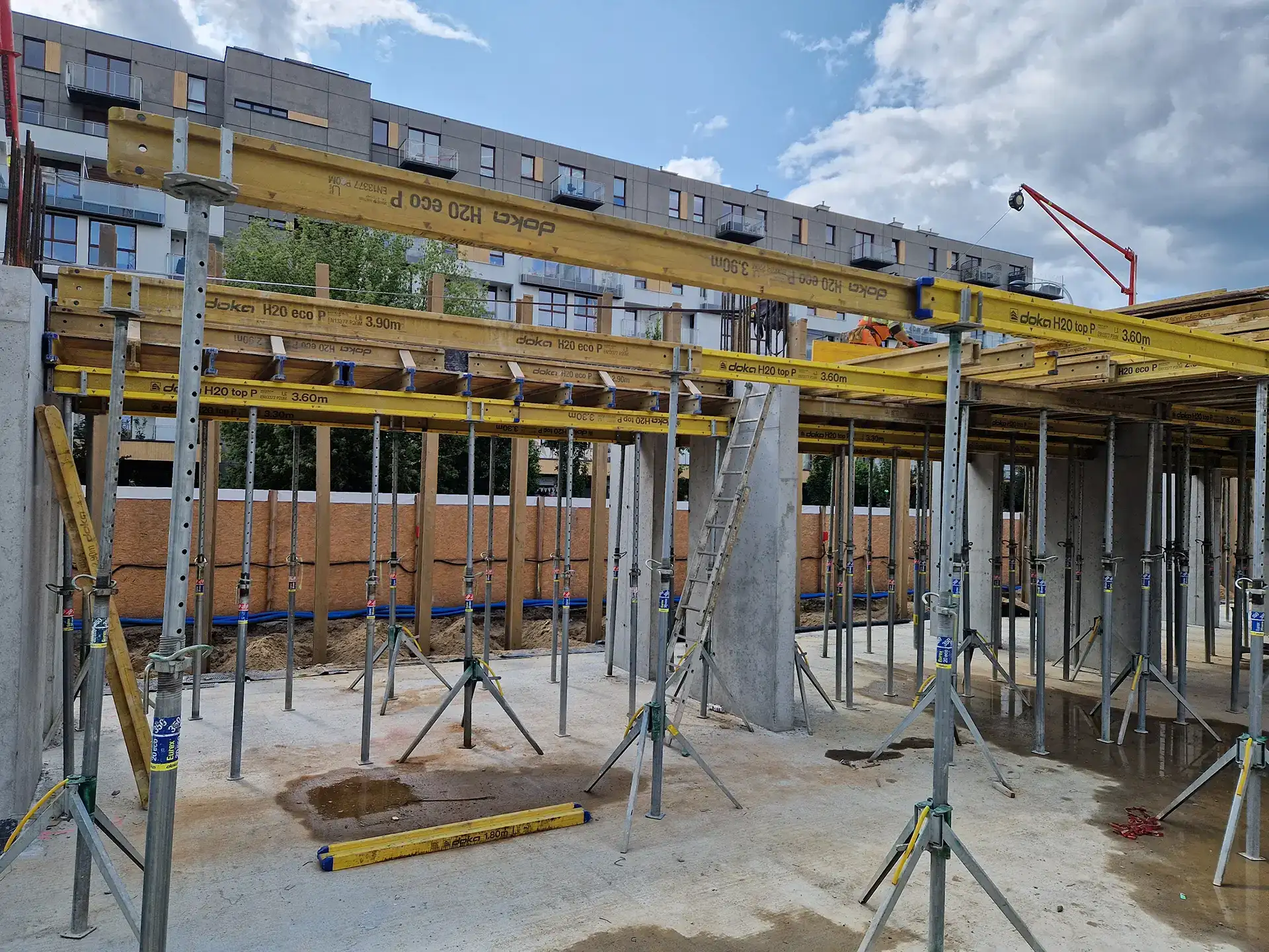 Postęp pracy inwestycji Splot Wola, Warszawa Wola