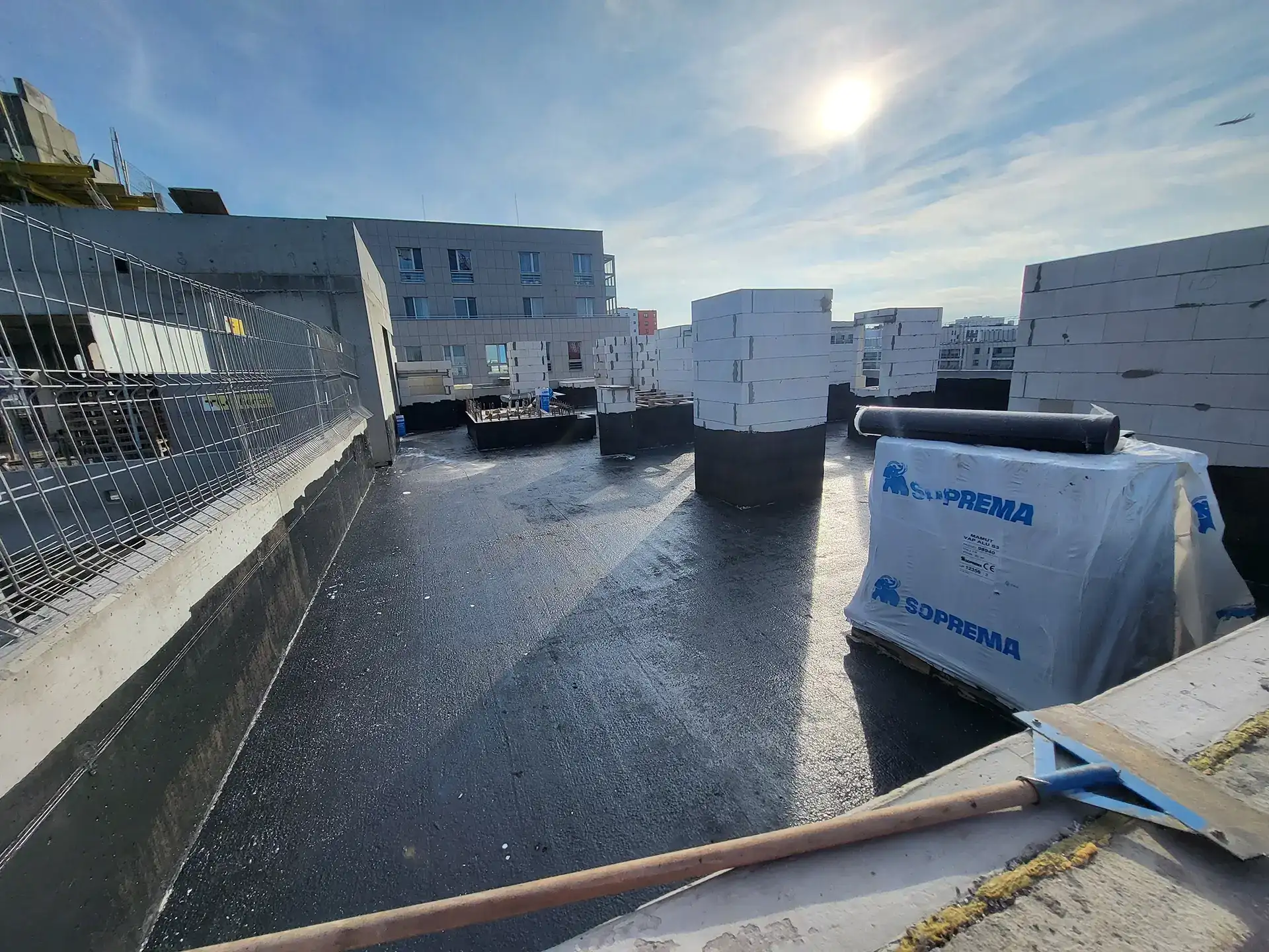 Postęp pracy inwestycji Splot Wola, Warszawa Wola