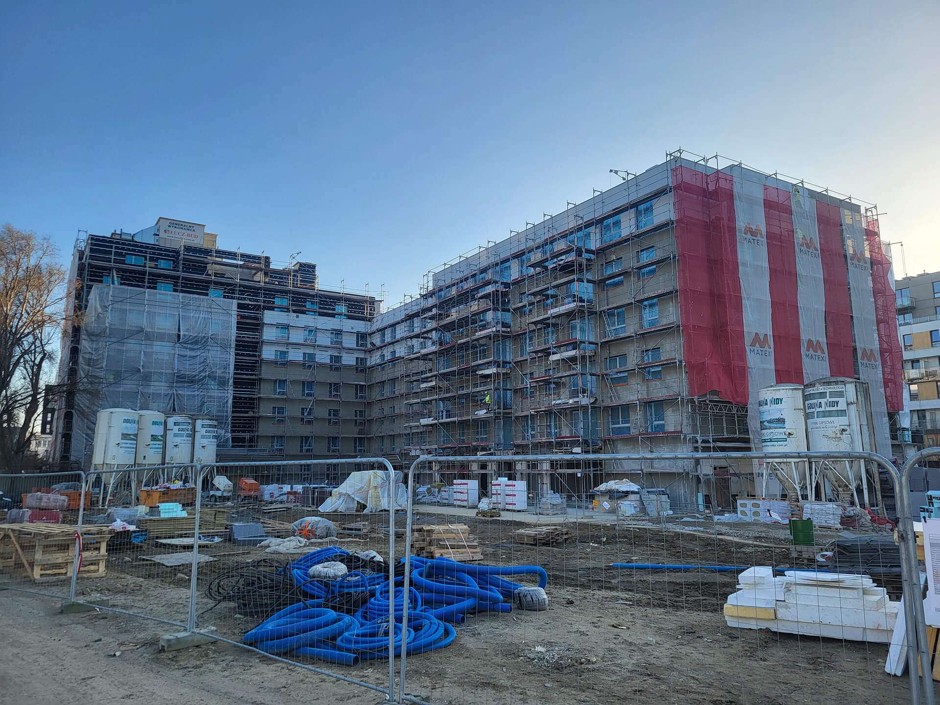 Postęp pracy Splot Wola, Warszawa Wola