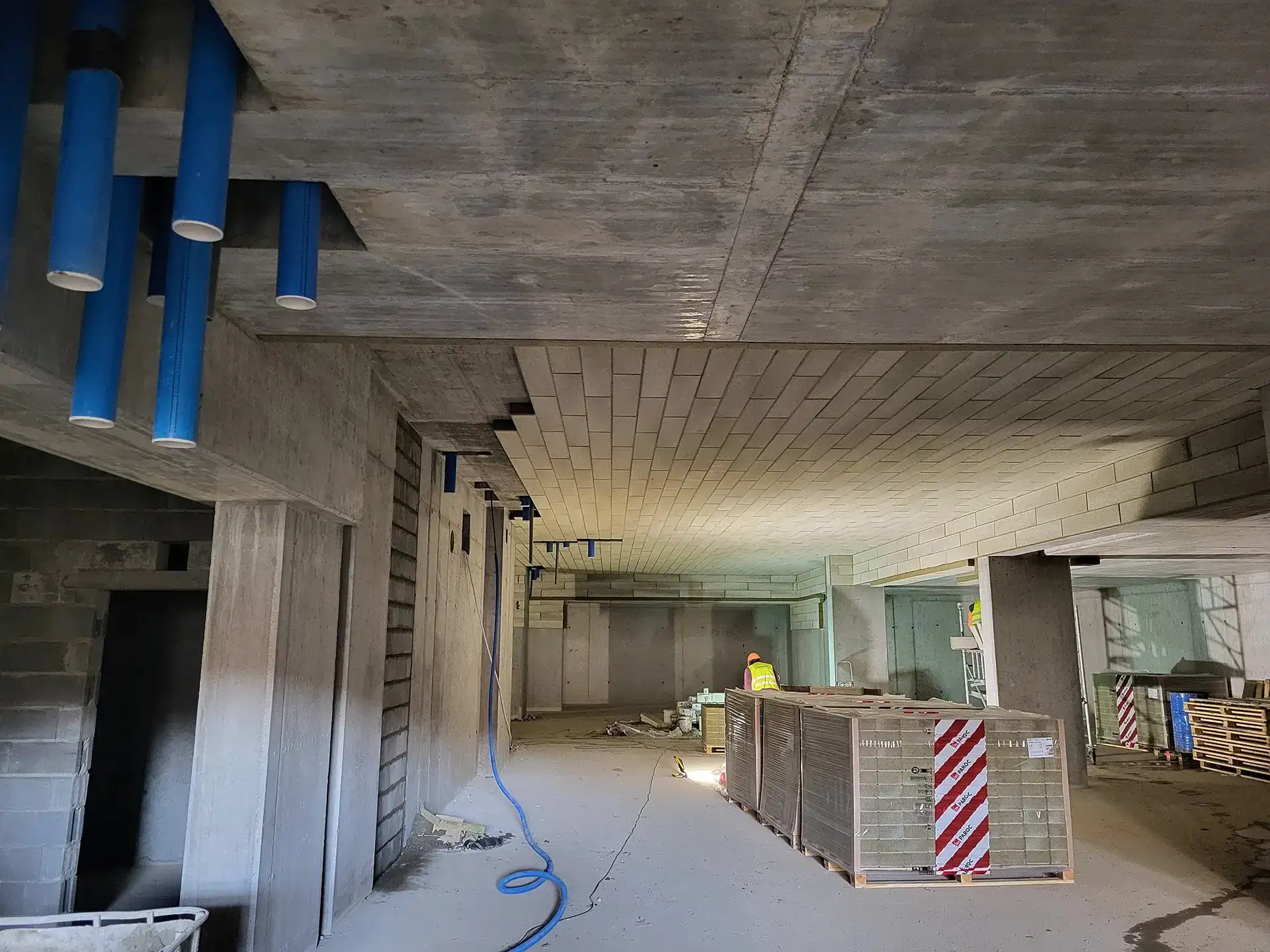 Postęp pracy inwestycji Splot Wola, Warszawa Wola