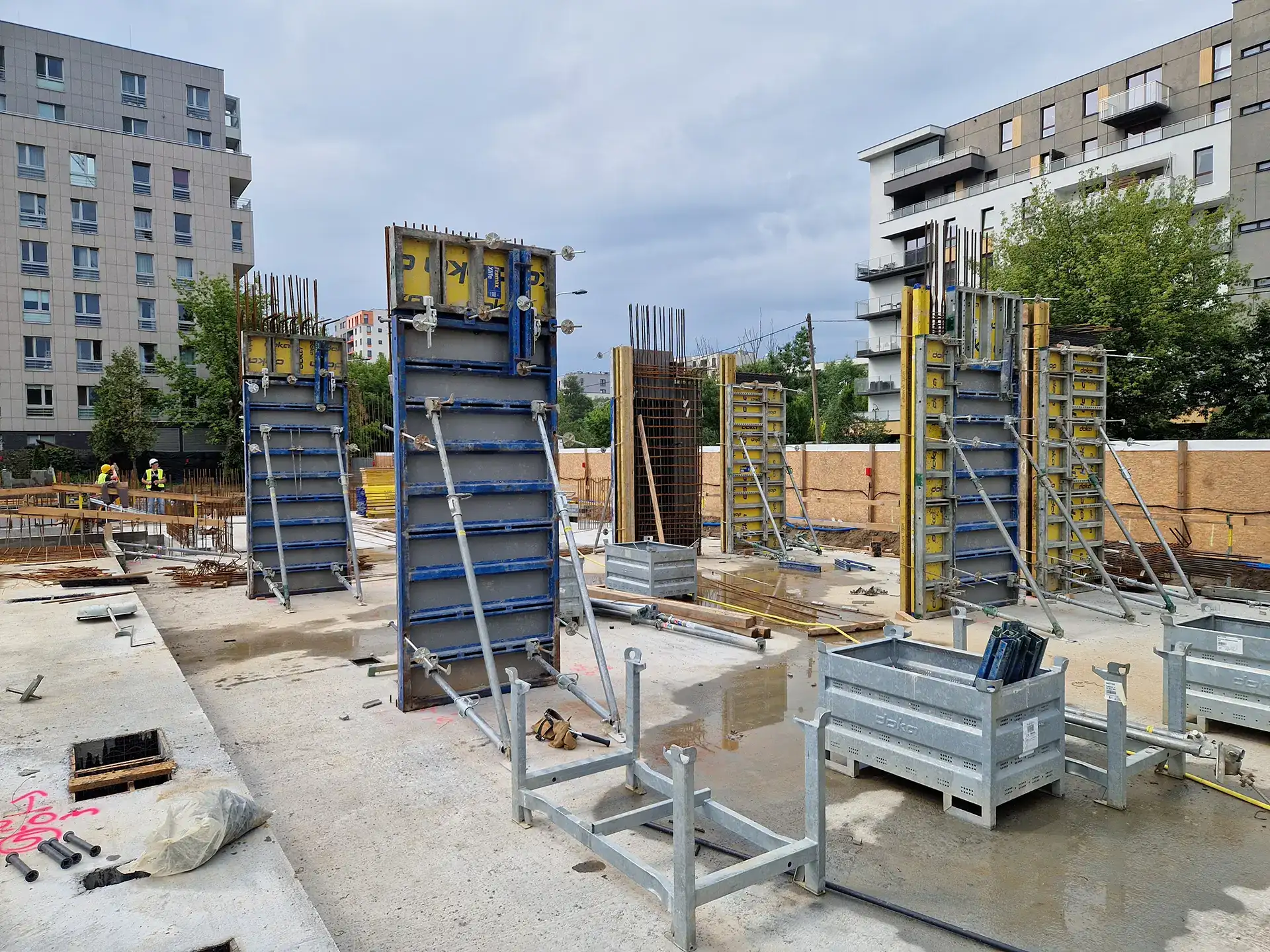 Postęp pracy inwestycji Splot Wola, Warszawa Wola