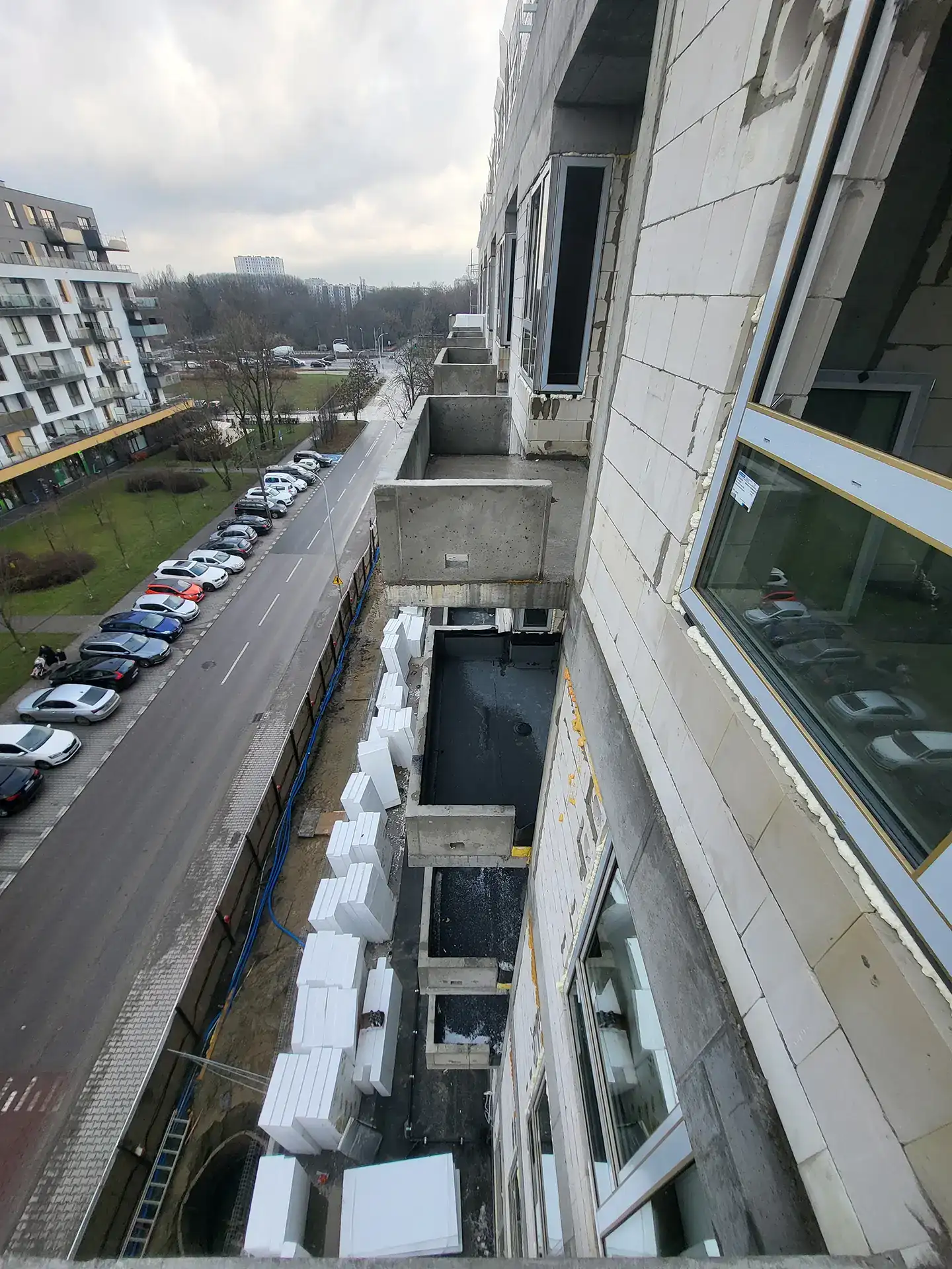 Postęp pracy inwestycji Splot Wola, Warszawa Wola