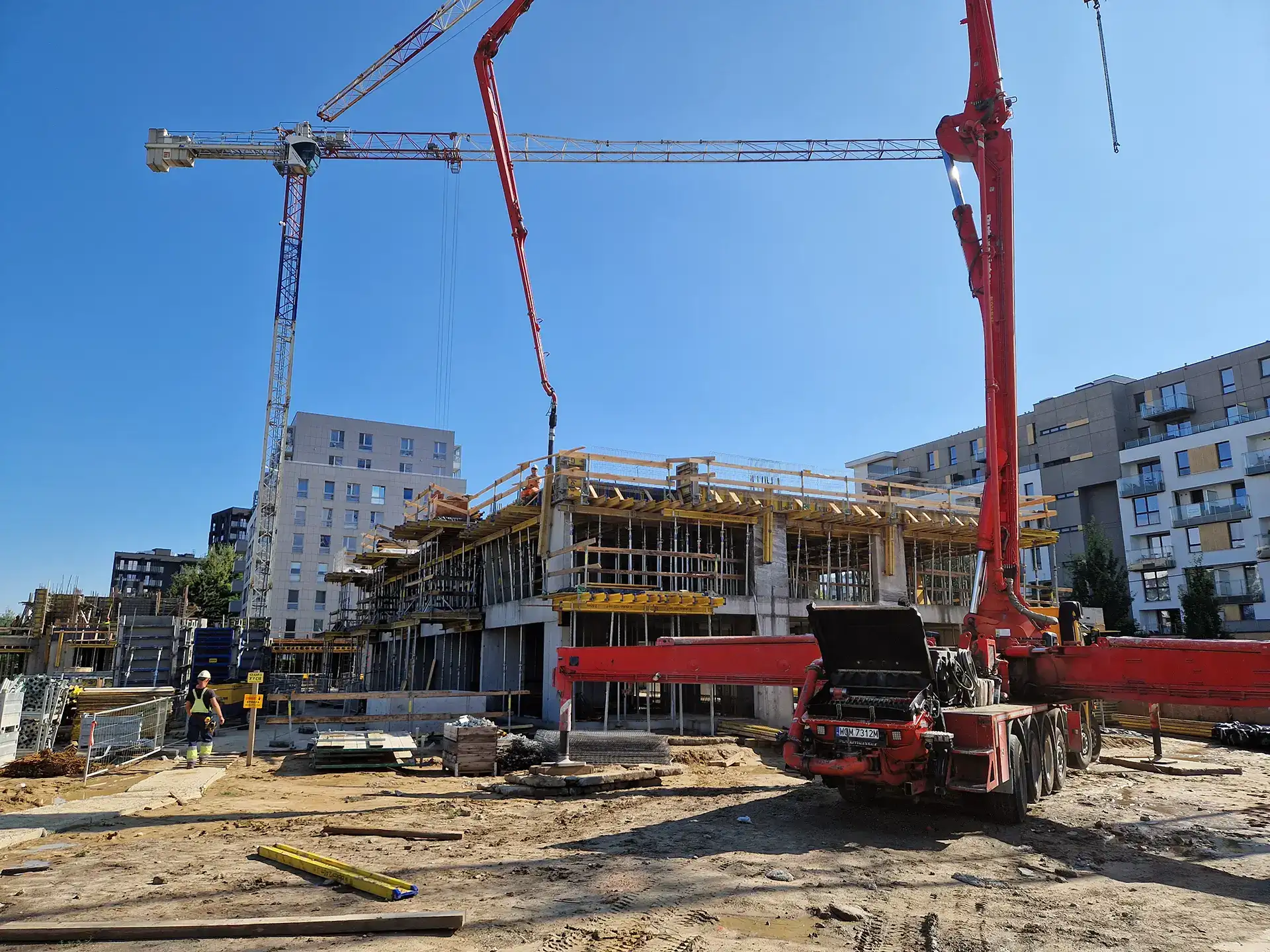 Postęp budowy inwestycji Splot Wola, Warszawa Wola