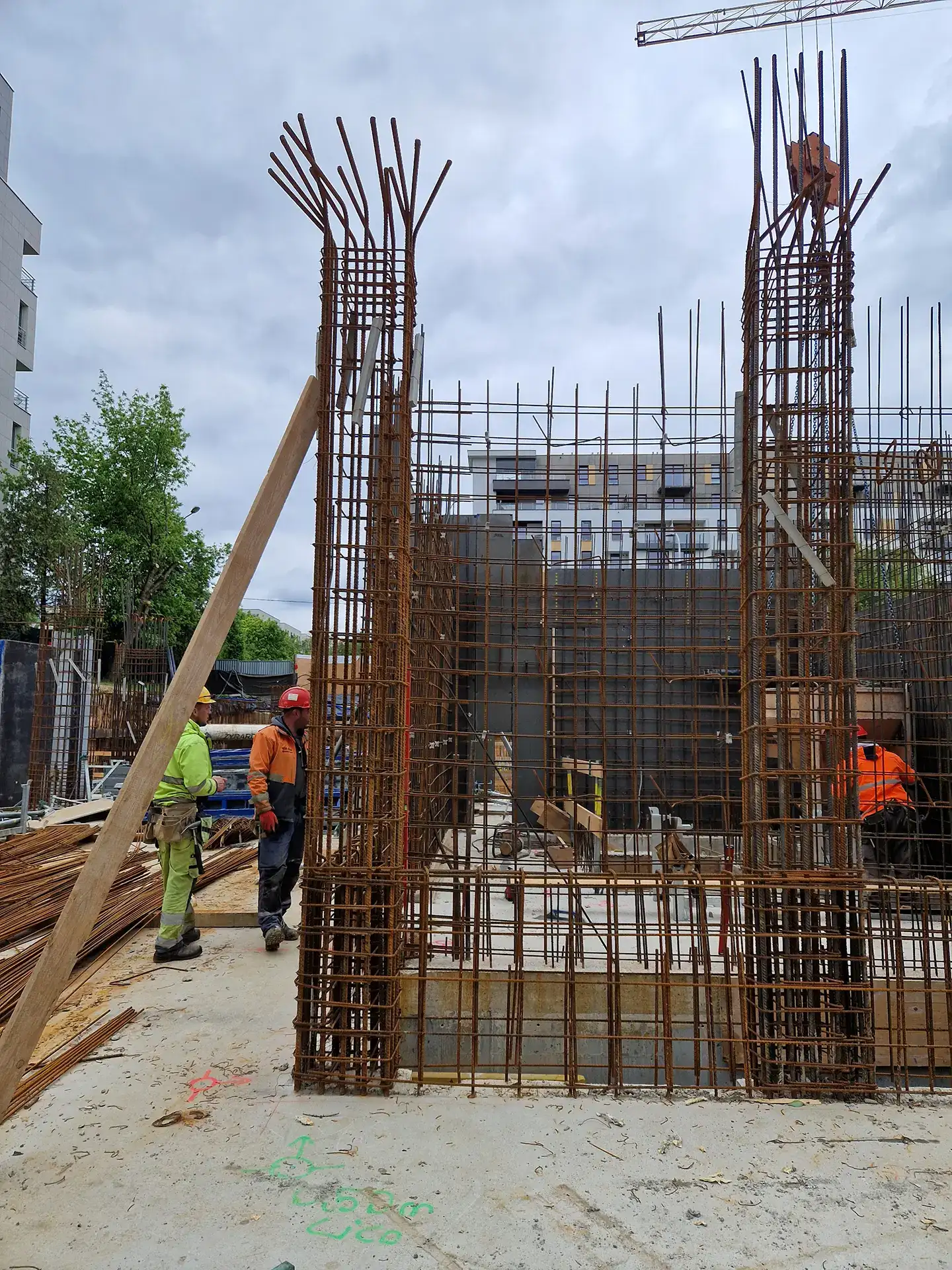 Postęp pracy inwestycji Splot Wola, Warszawa