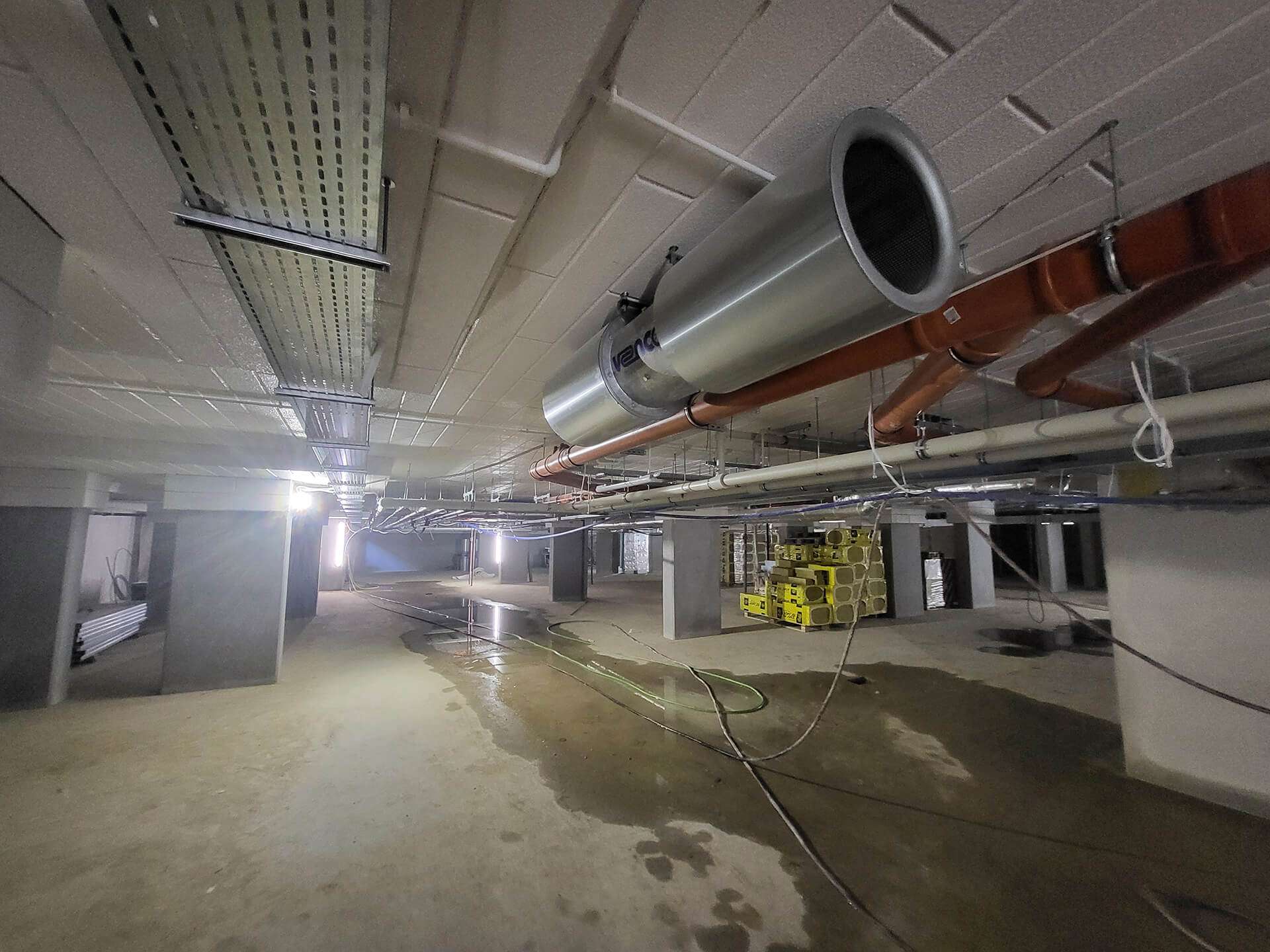 Postęp pracy Splot Wola, Warszawa Wola