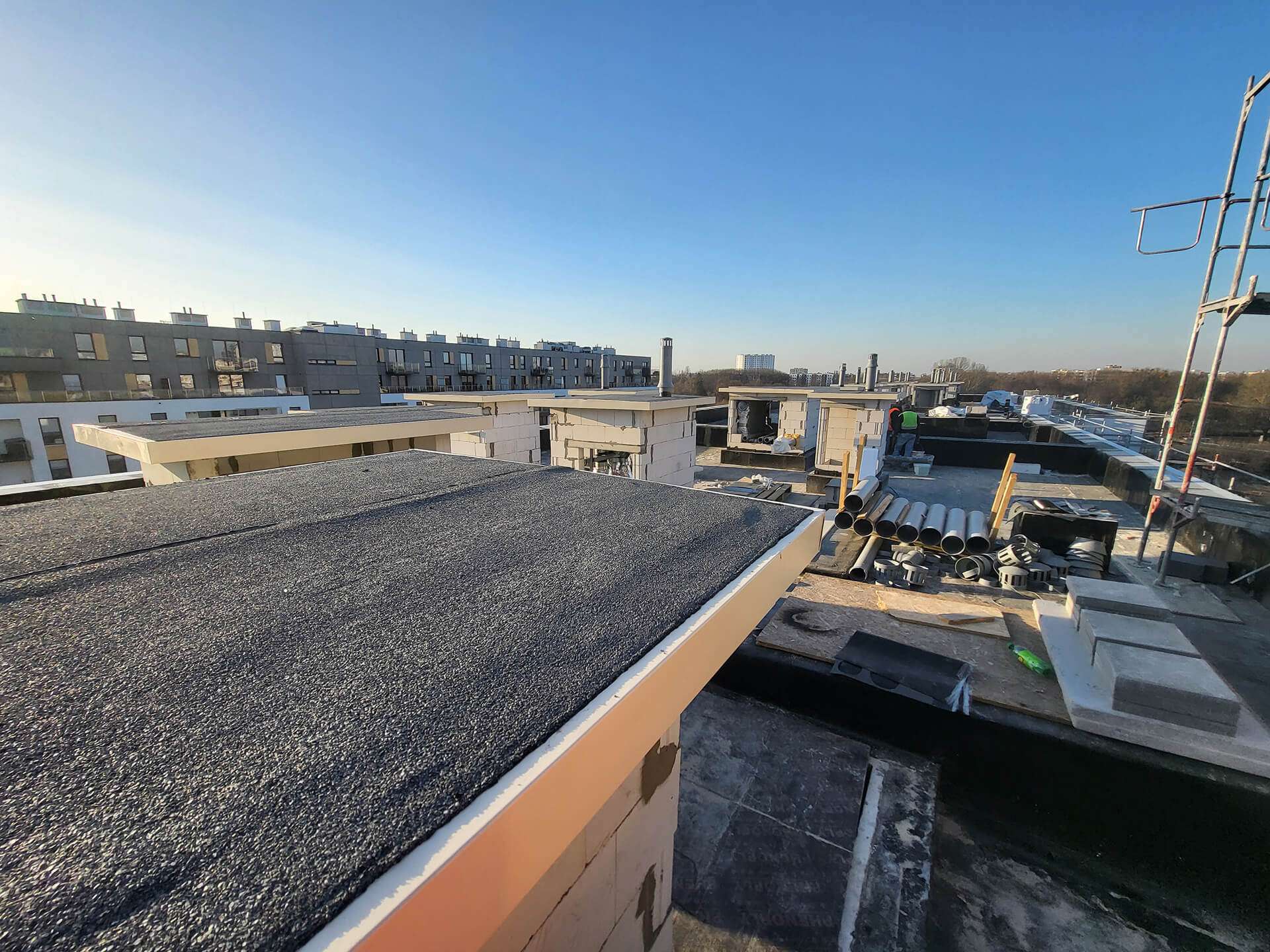 Postęp pracy Splot Wola, Warszawa Wola