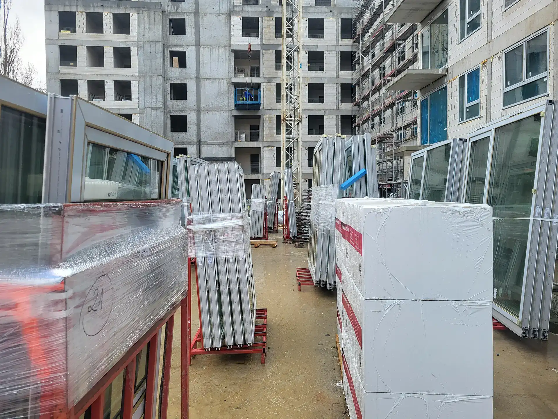 Postęp pracy inwestycji Splot Wola, Warszawa Wola