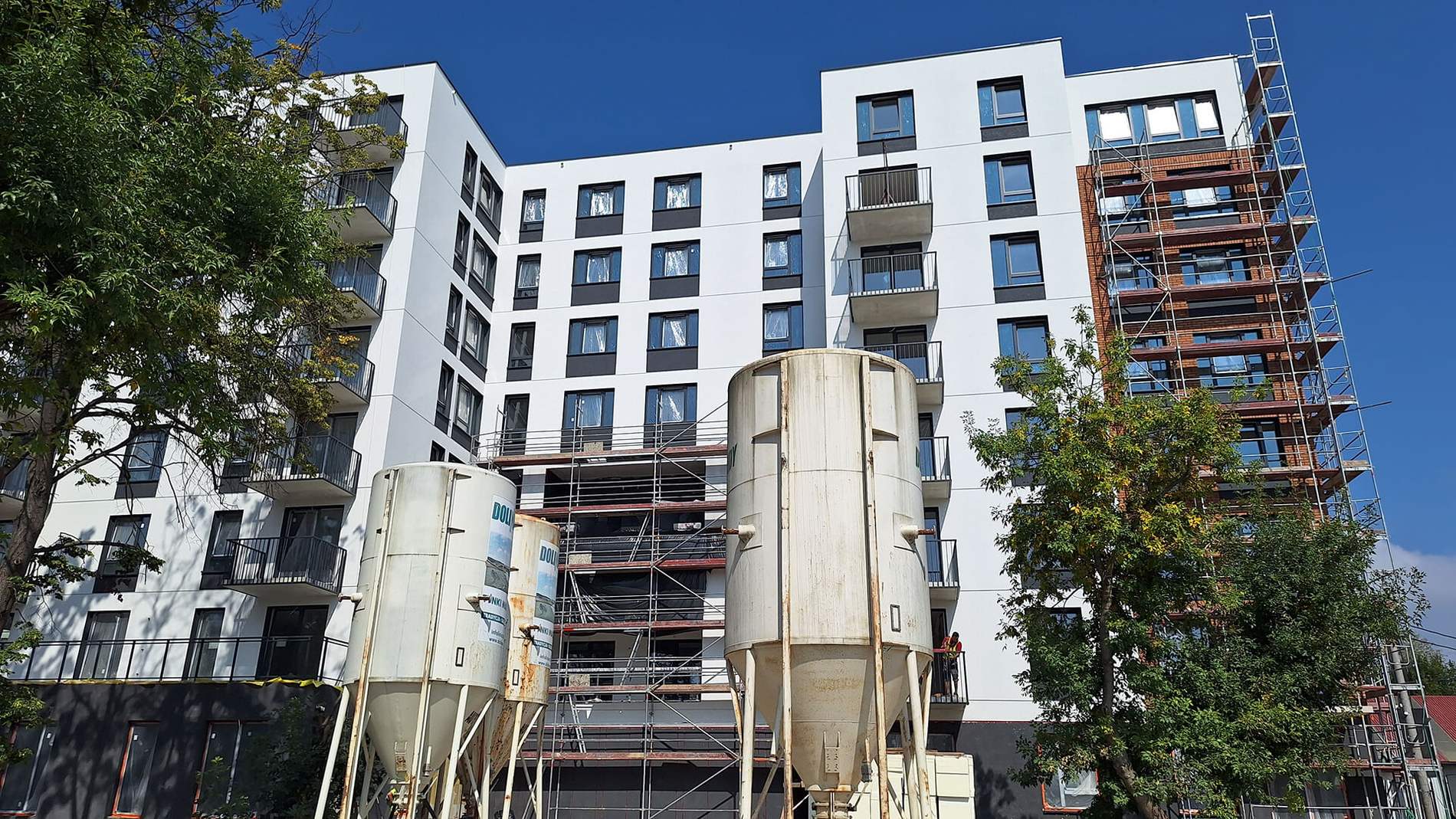 Postep pracy budowy inwestycji Apartamenty Portowa, Krakow:11