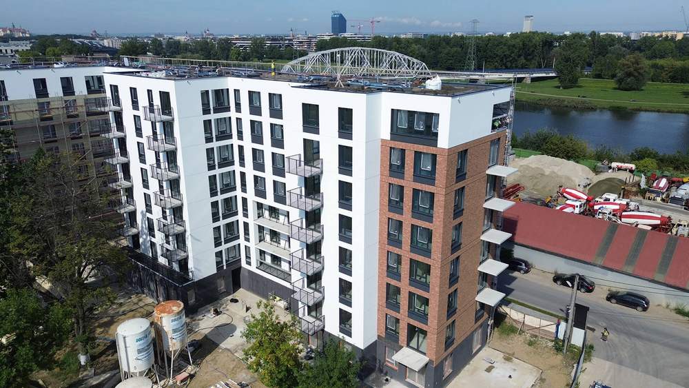Postęp pracy inwestycji Apartamenty Portowa, Kraków