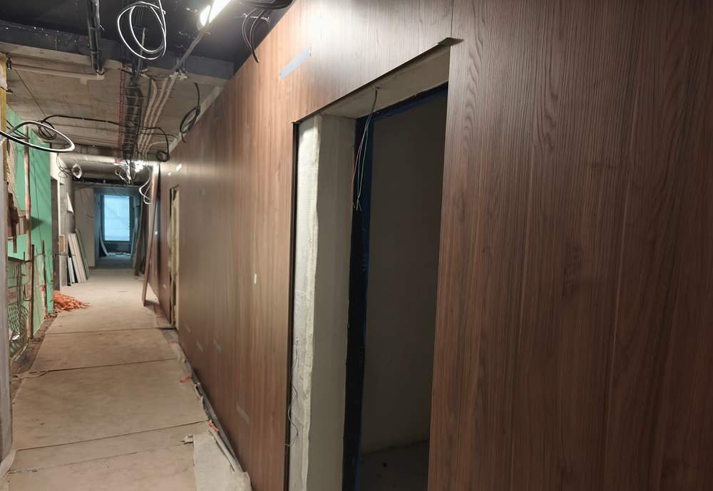 Postęp pracy inwestycji Żelazna 54, Warszawa Wola