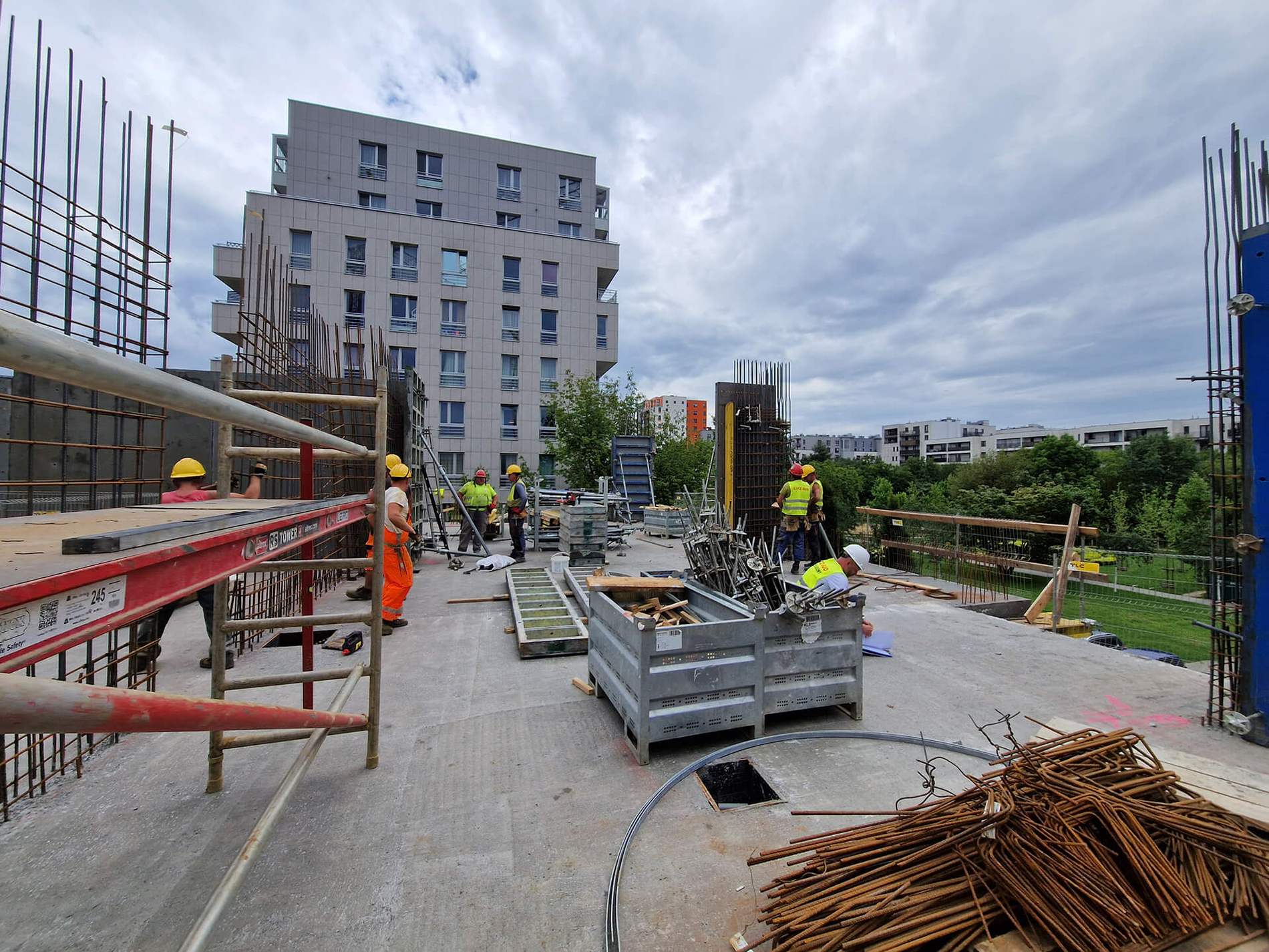 Postep budowy inwestycji Splot Wola, Warszawa Wola:2