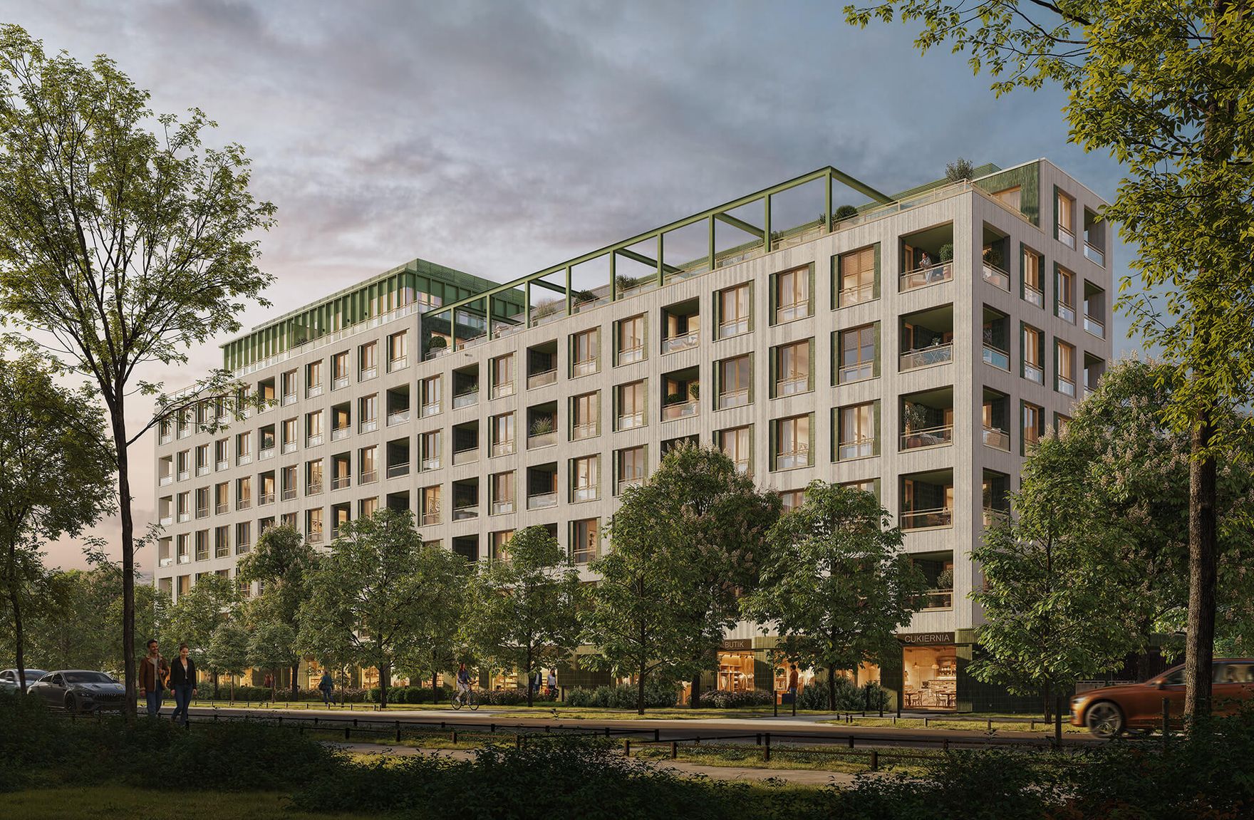 Budynek inwestycji Verdea Żoliborz, Warszawa Żoliborz