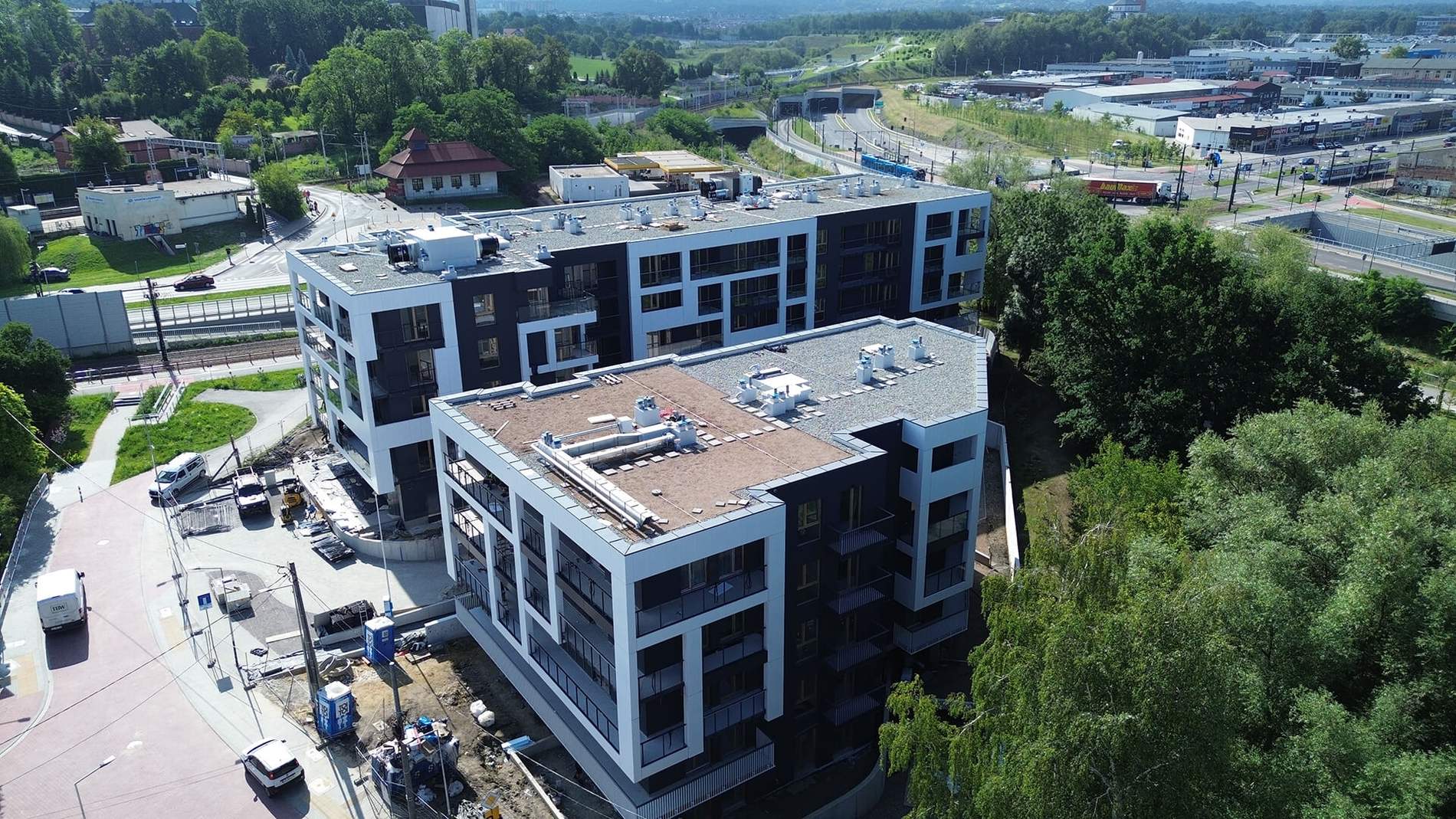 Postep pracy inwestycji Do Wilgi, Krakow