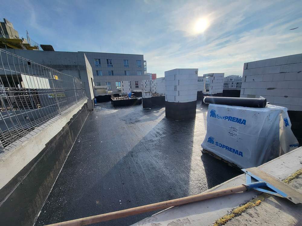 Postęp pracy inwestycji Splot Wola, Warszawa Wola