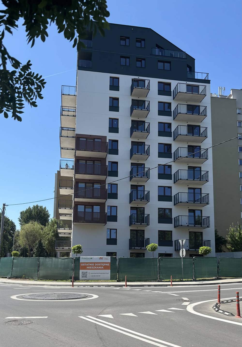 Postep pracy inwestycji Kameralny Prokocim 2, Krakow