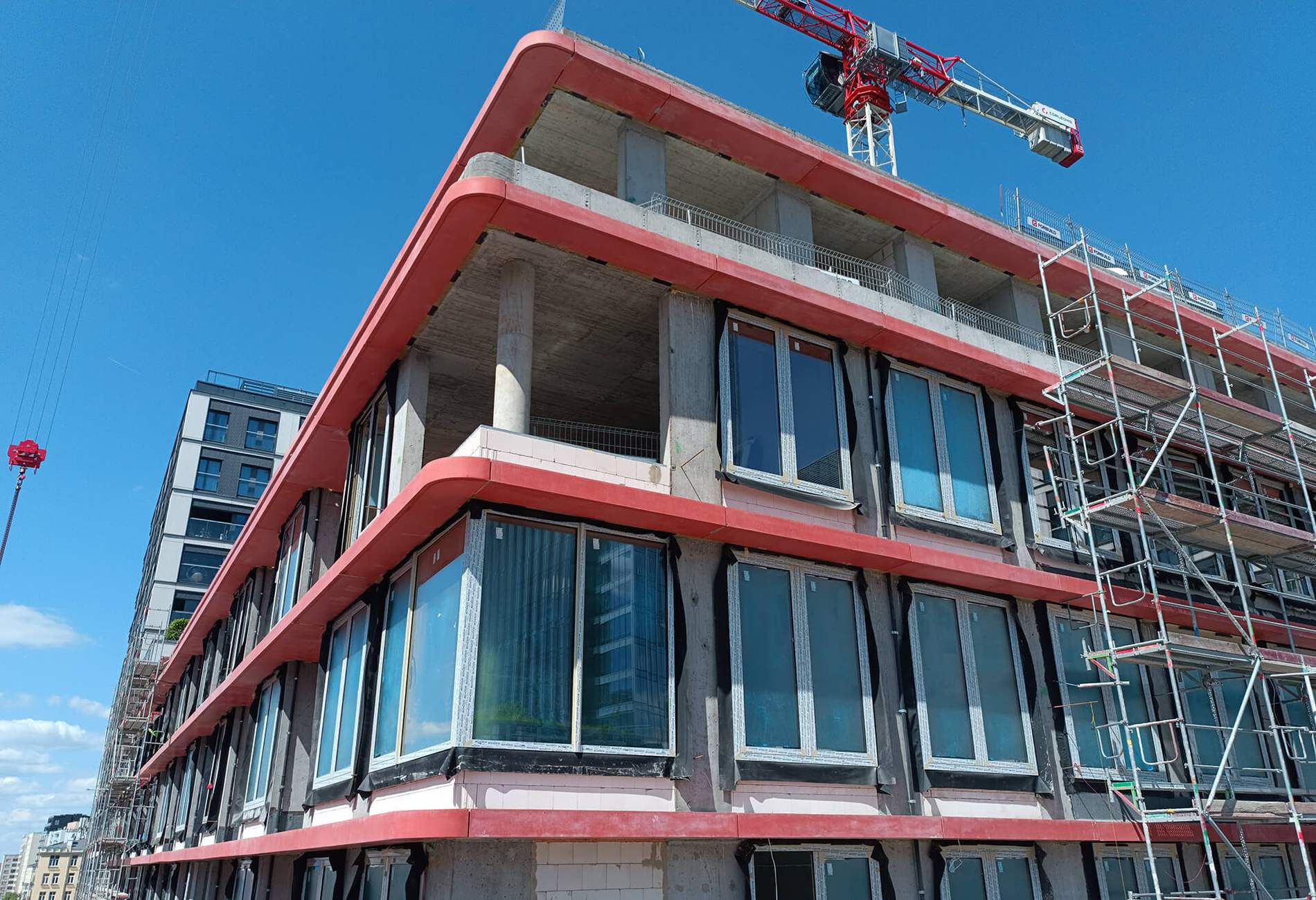 Postep pracy inwestycji Zelazna 54, Warszawa:2