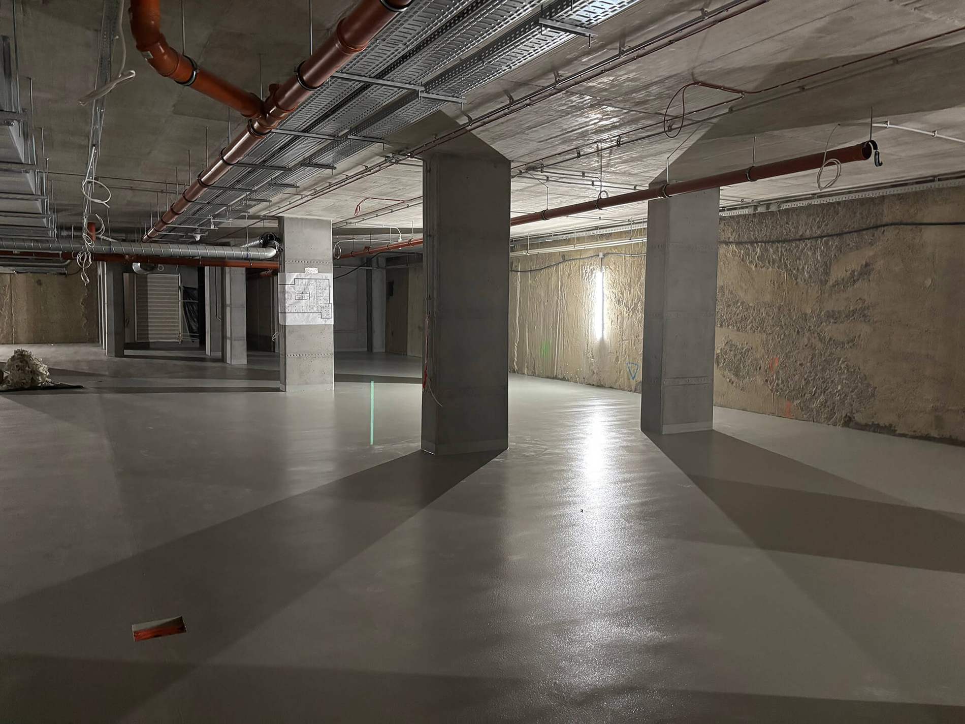 Postep pracy inwestycji Zelazna 54, Warszawa Wola