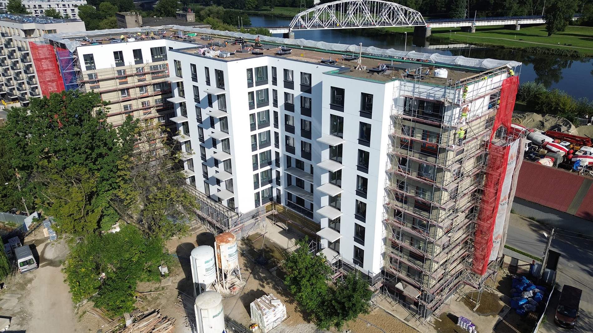 Postep pracy budowy inwestycji Apartamenty Portowa, Krakow:12