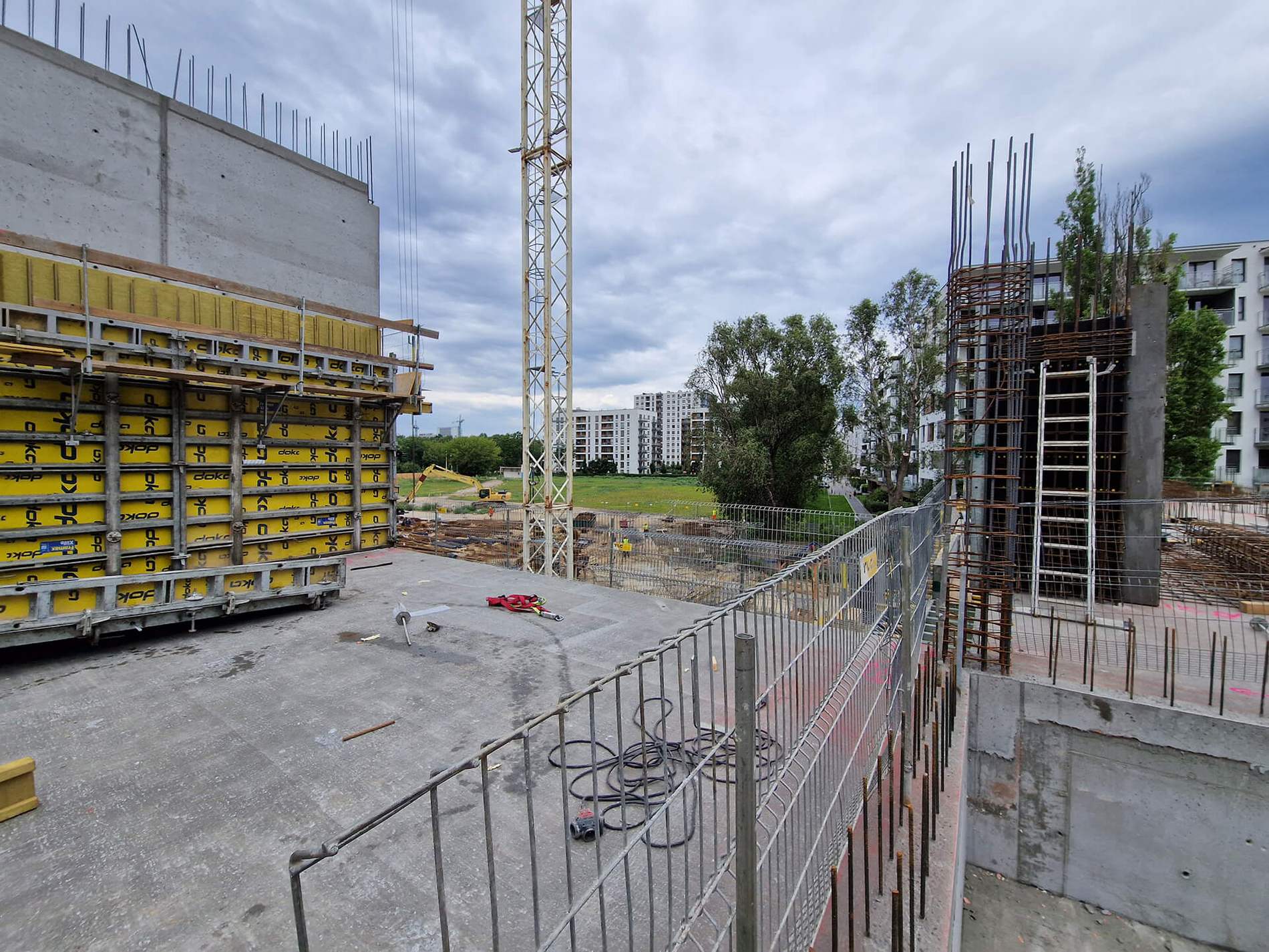 Postep budowy inwestycji Splot Wola, Warszawa Wola:4