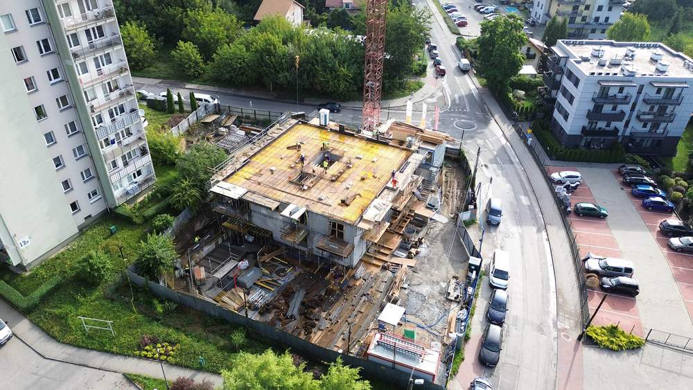 Postęp pracy inwestycji Kameralny Prokocim 2, Kraków