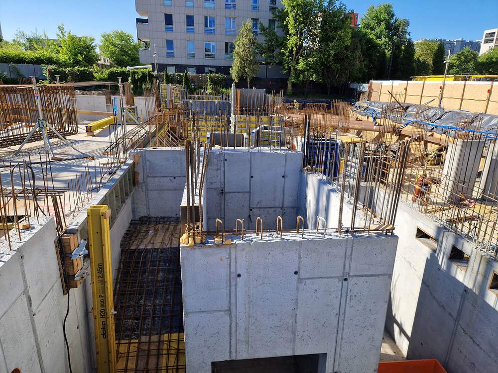 Postęp pracy inwestycji Splot Wola, Warszawa