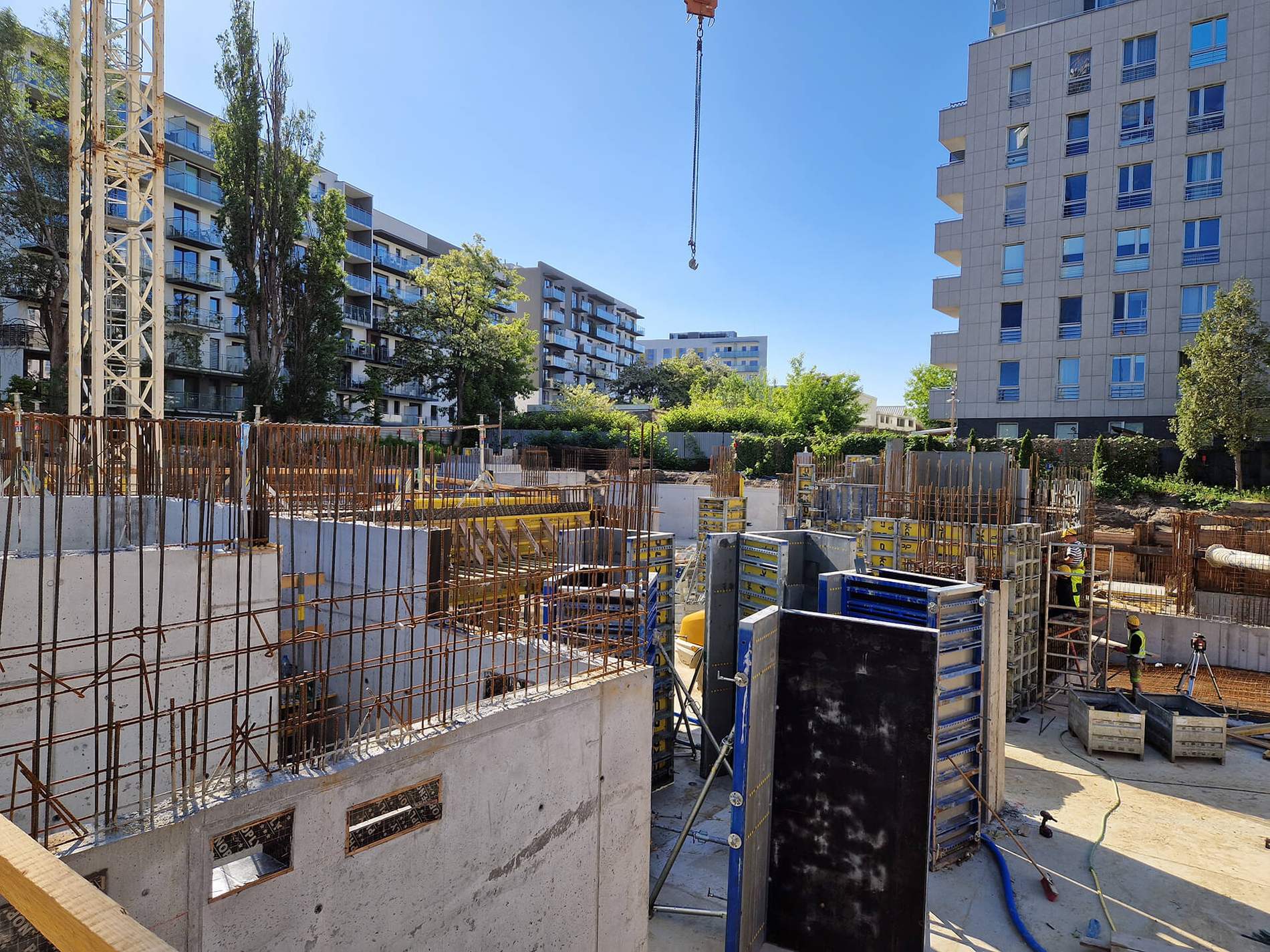 Postep pracy inwestycji Splot Wola, Warszawa:14