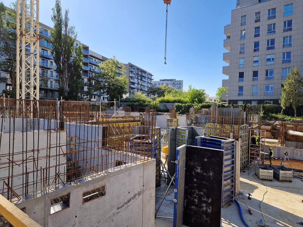 Postęp pracy inwestycji Splot Wola, Warszawa