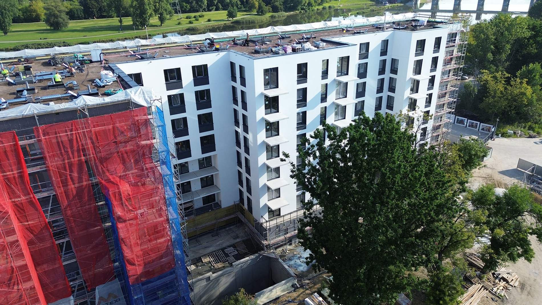 Postep pracy budowy inwestycji Apartamenty Portowa, Krakow:14