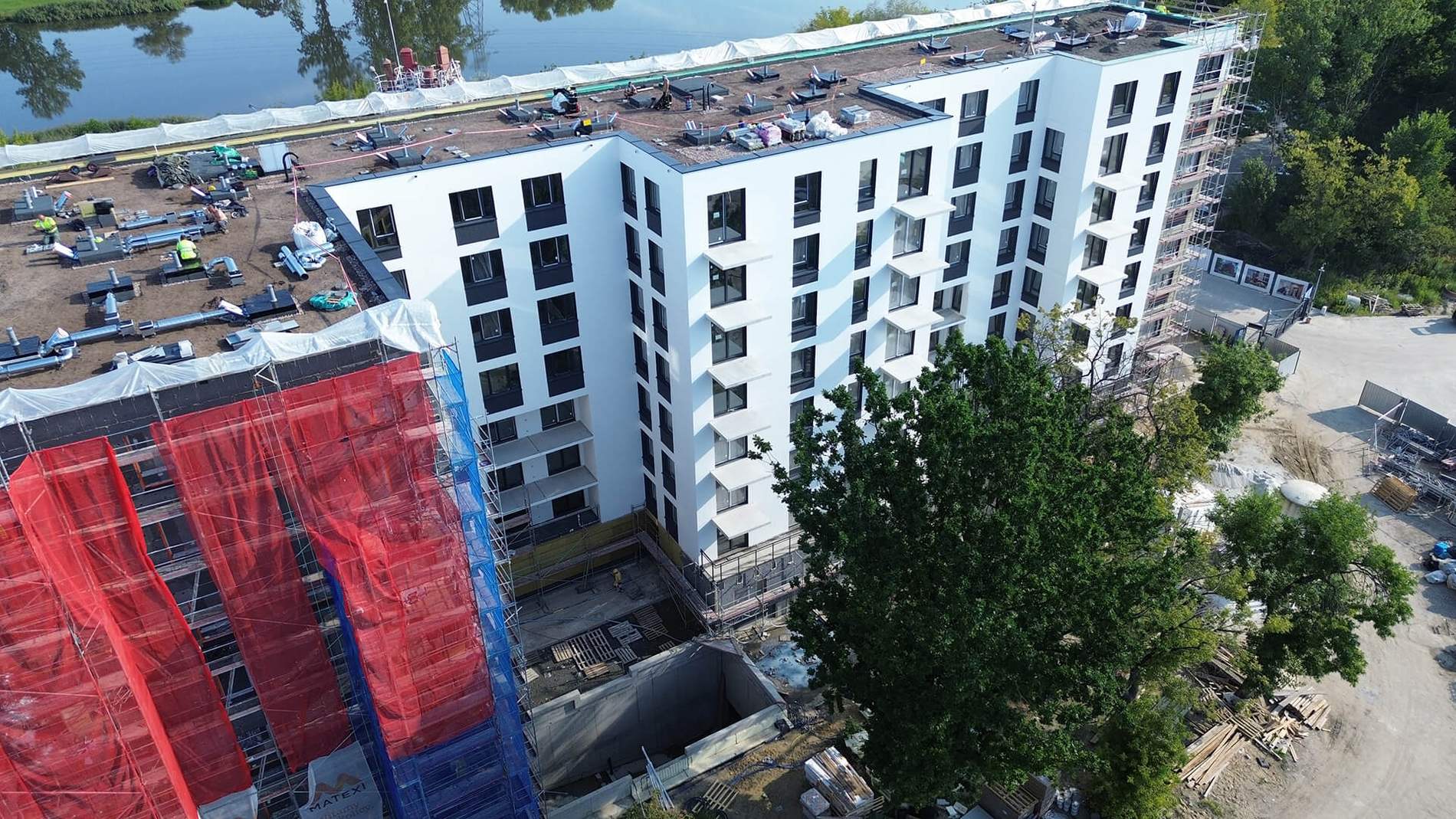 Postep pracy budowy inwestycji Apartamenty Portowa, Krakow:15