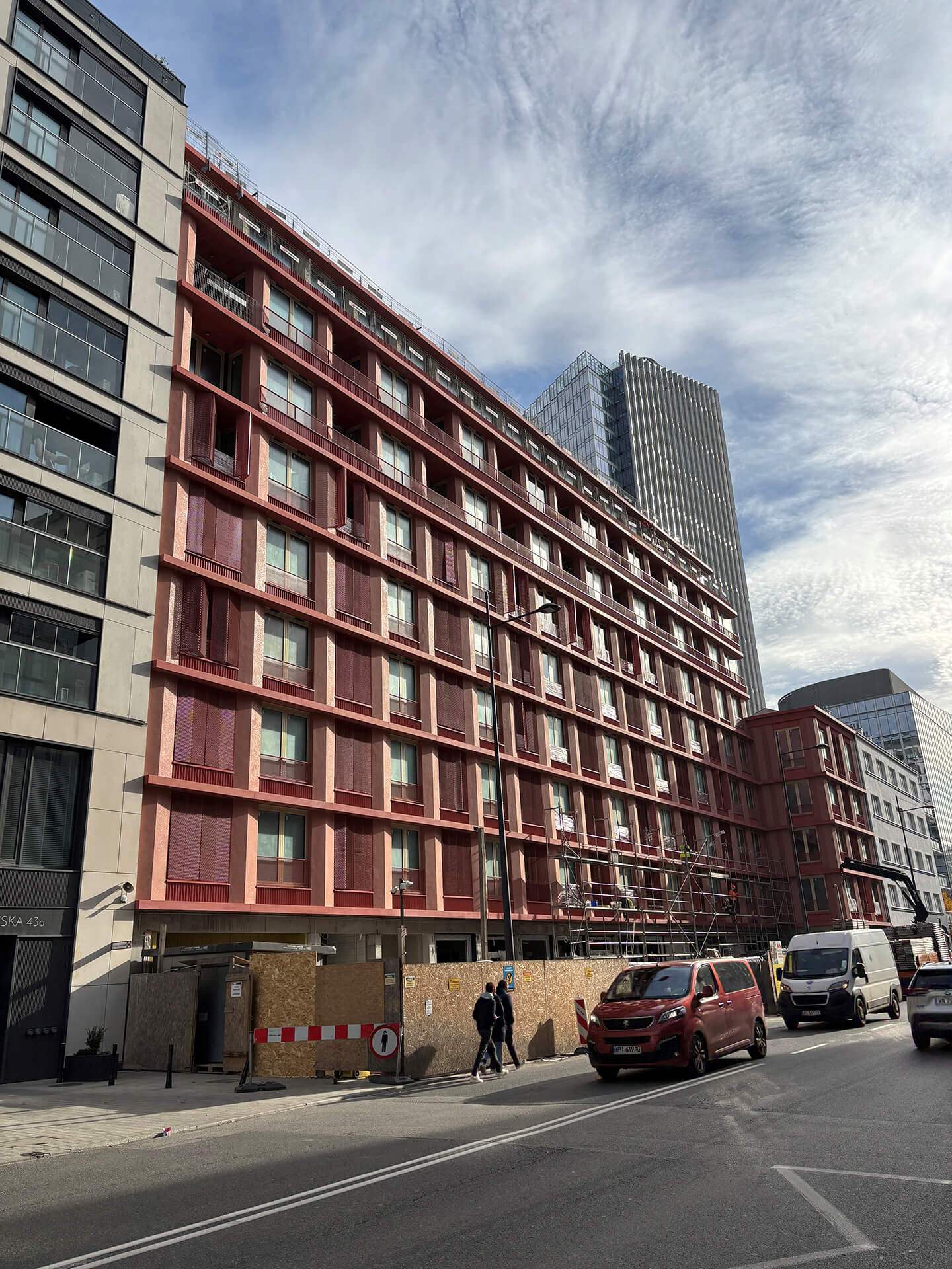 Postep pracy inwestycji Zelazna 54, Warszawa:3