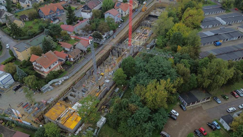 Postep pracy inwestycji Takt Lirników, Kraków
