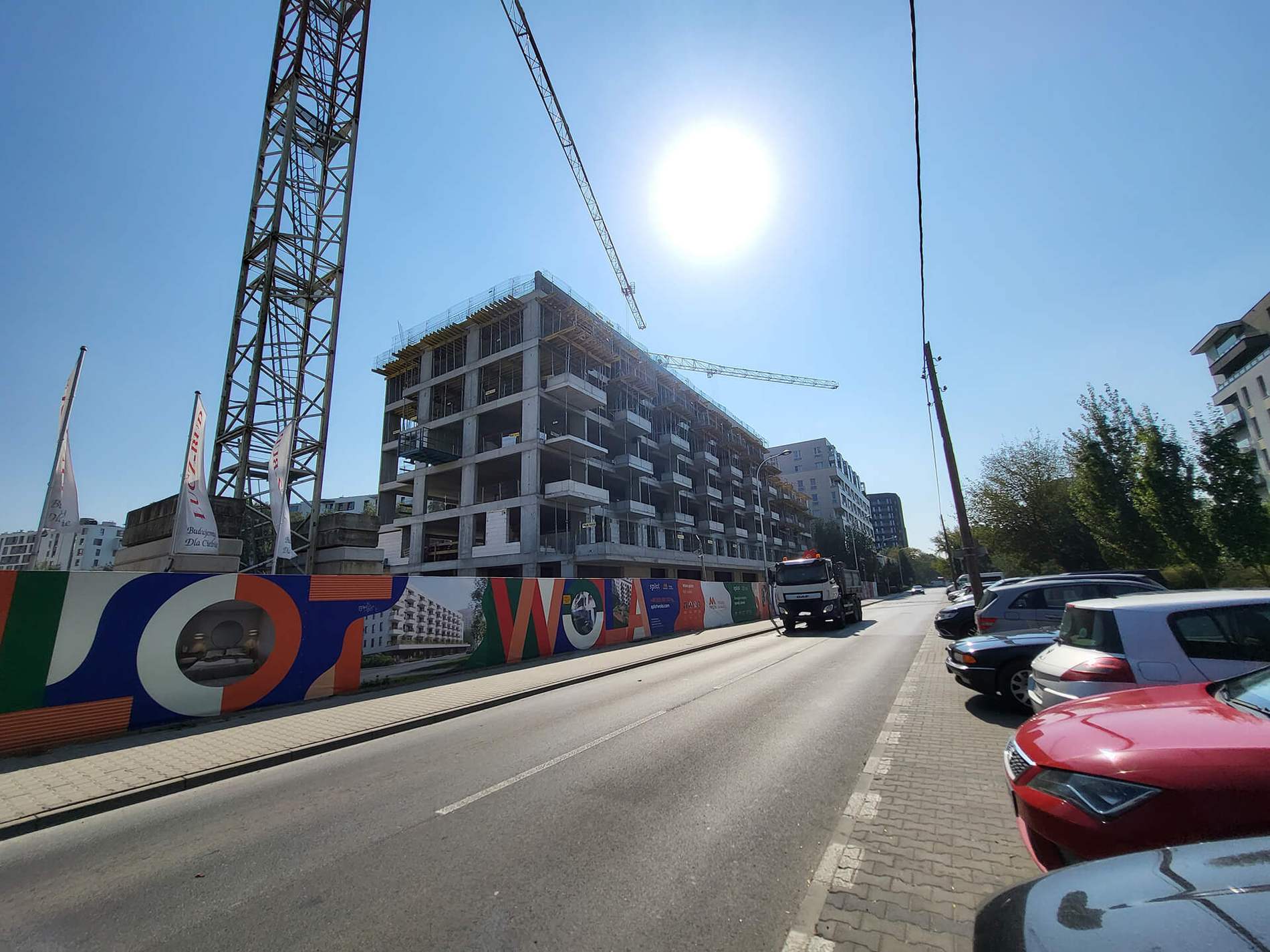 Postep pracy budowy inwestycji Splot Wola, Warszawa:2