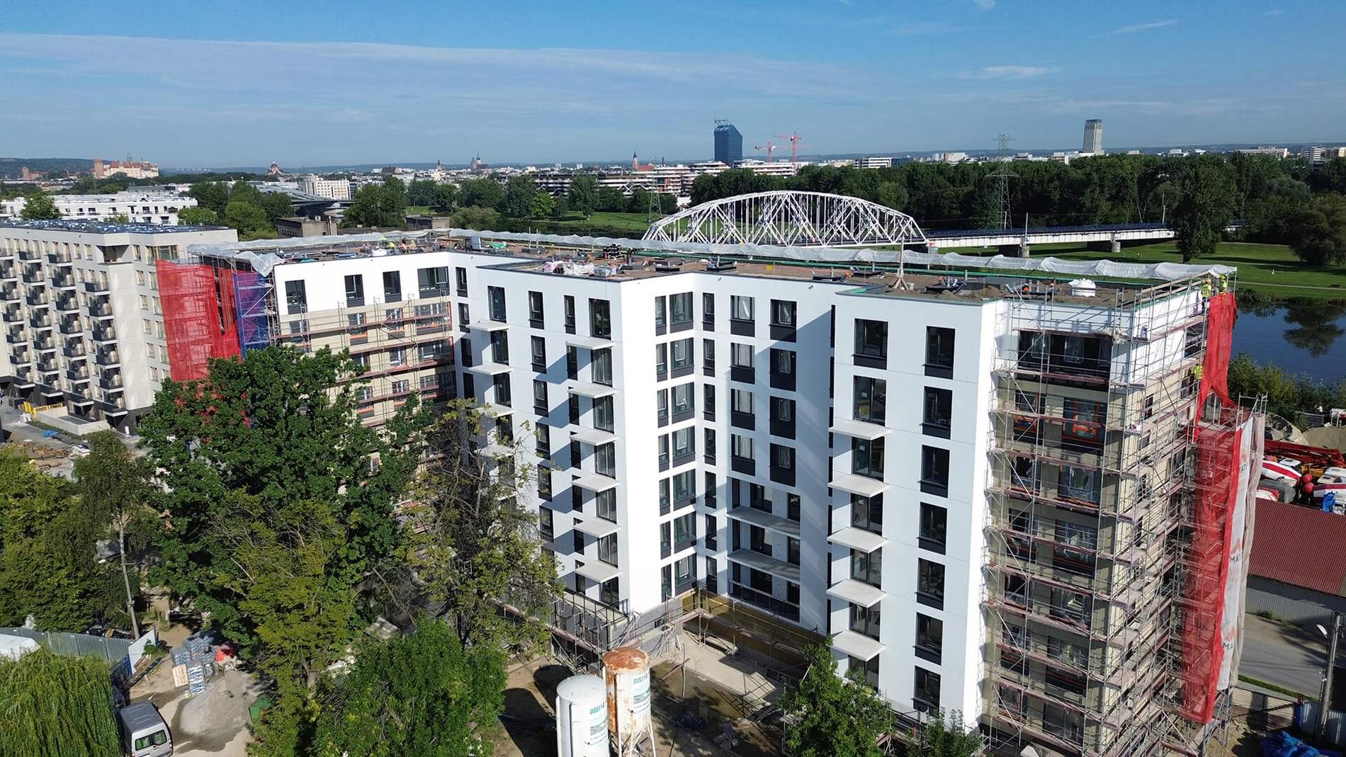 Postep pracy budowy inwestycji Apartamenty Portowa, Krakow:16