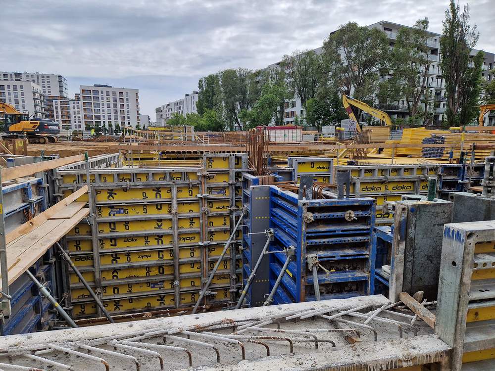 Postęp pracy inwestycji Splot Wola, Warszawa